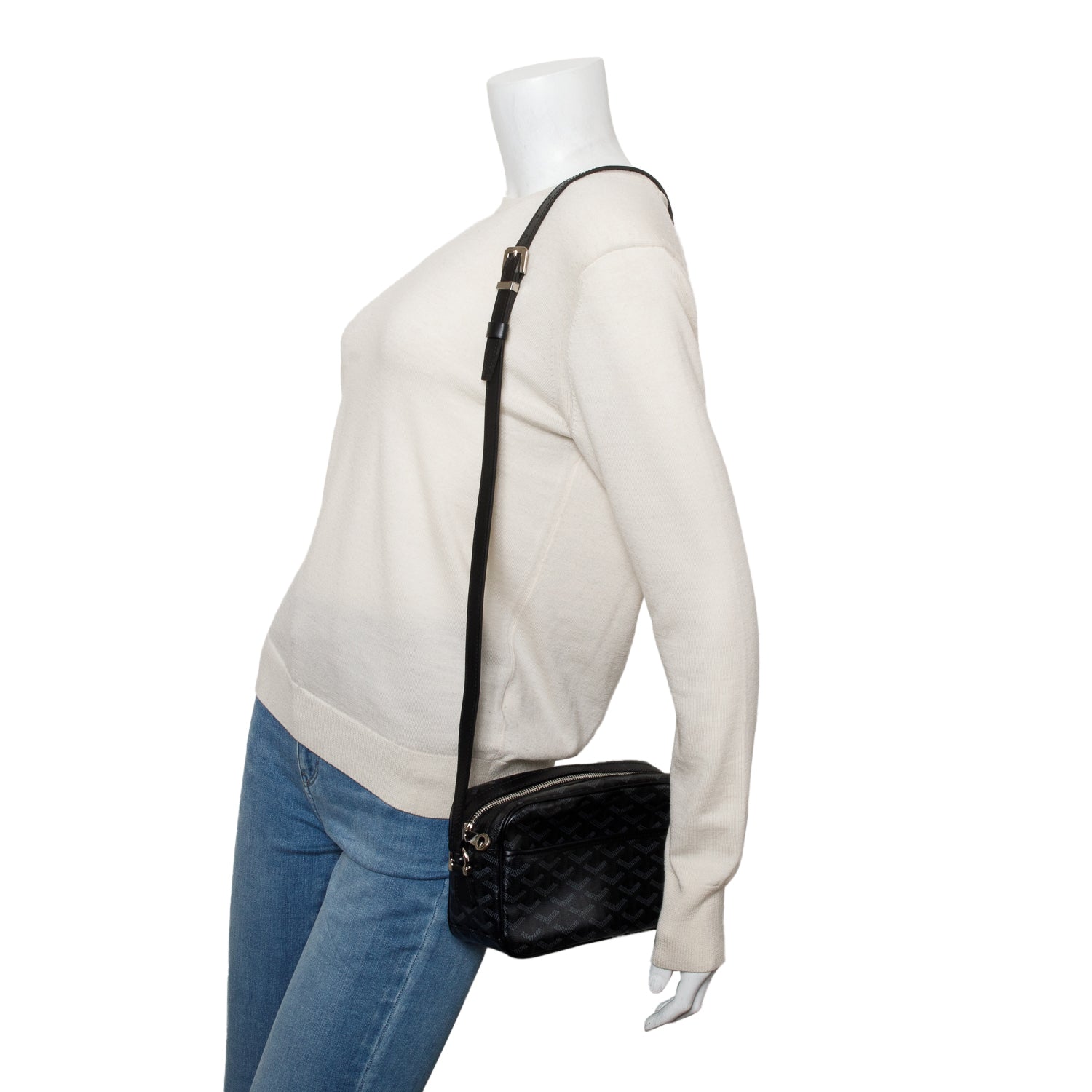 Goyard 2022 Black Goyardine Sac Capvert