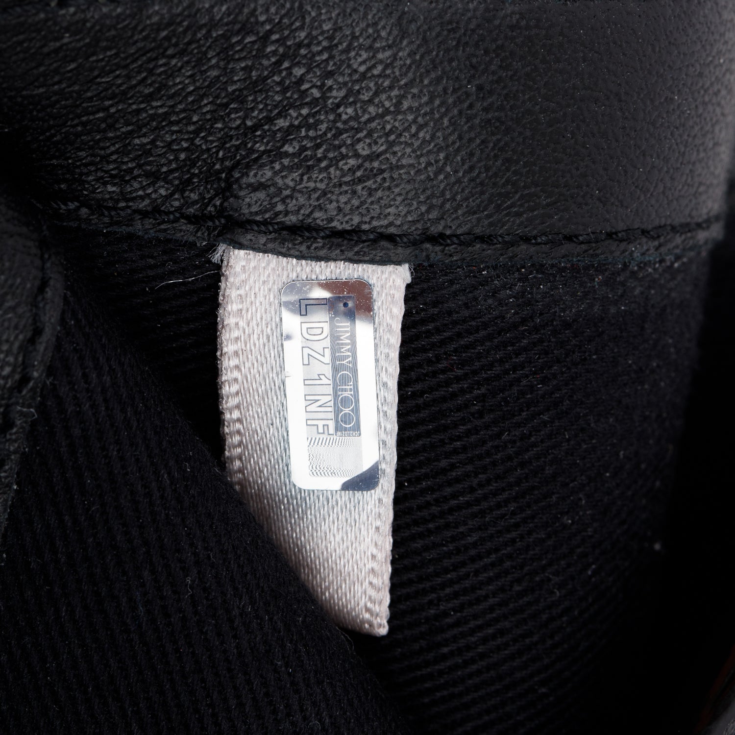 Jimmy Choo Black Calfskin Cheri Cosmos Compact Wallet w/ Box