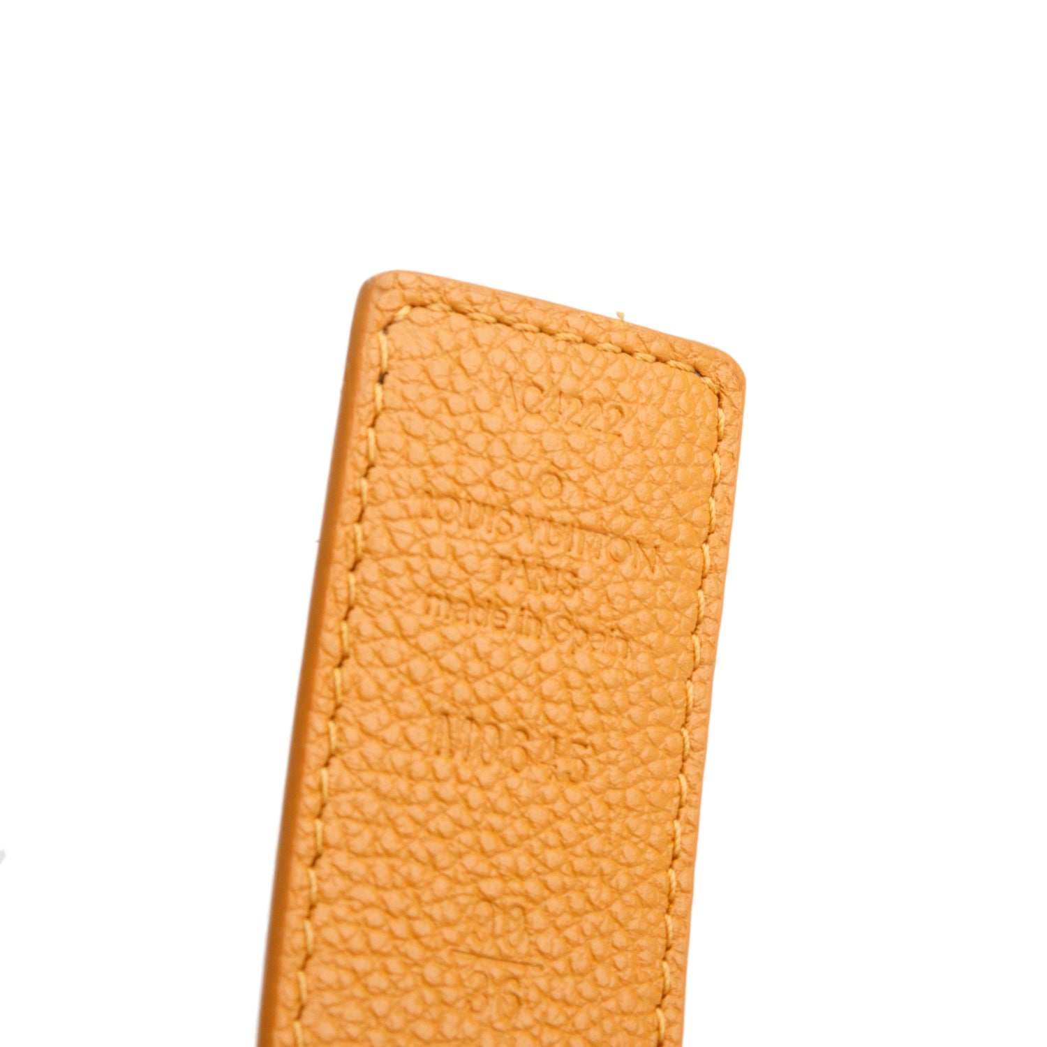 Louis Vuitton 2022 Brown Monogram Orange LV Initials 30 MM Reversible Belt 90 36