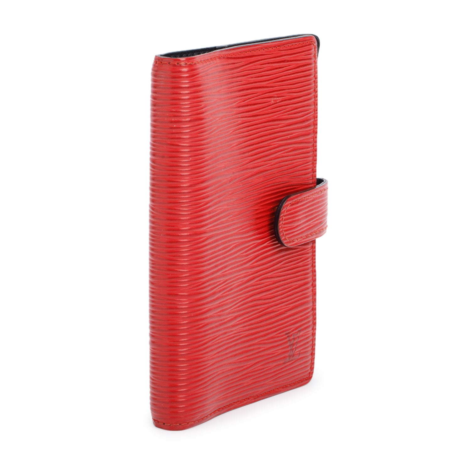 Louis Vuitton Red Epi Leather Epi Small Ring Agenda Cover