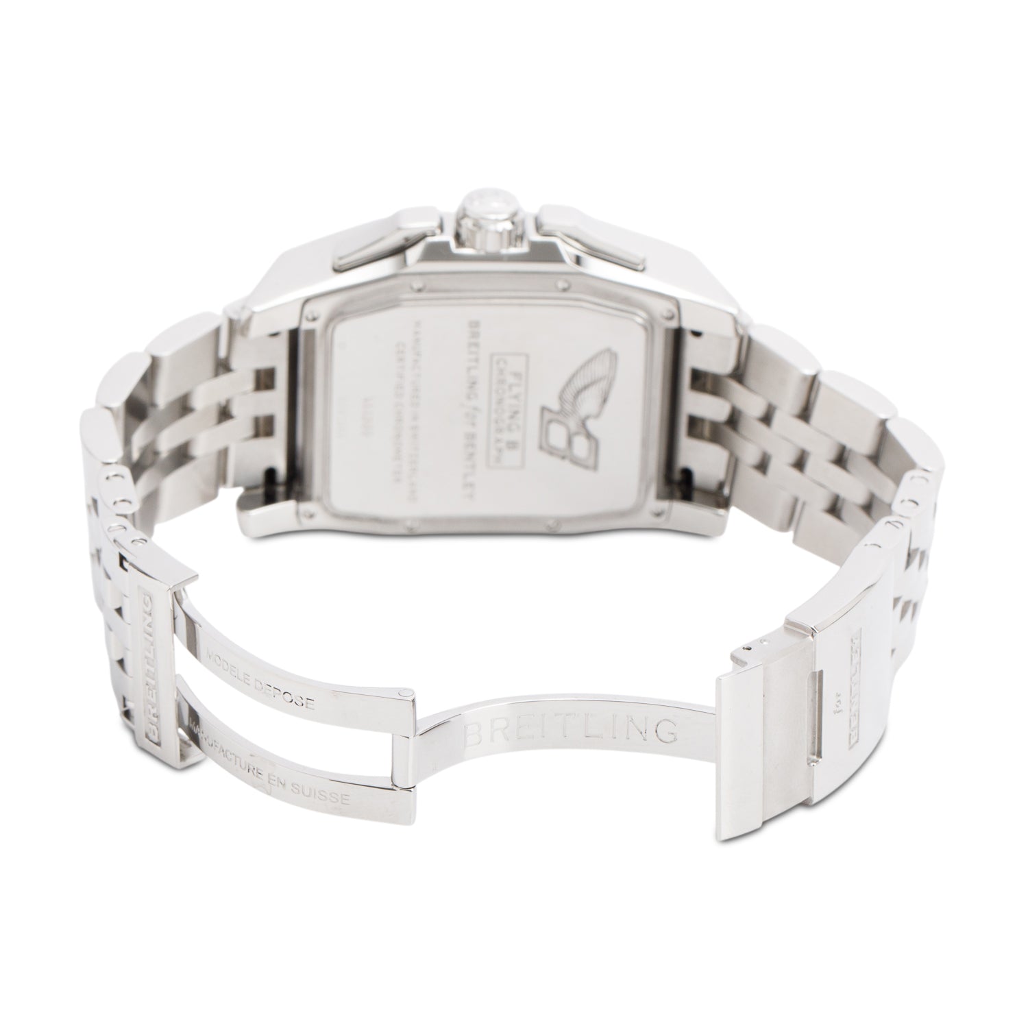 Breitling Stainless Steel Bently Flying B Automatic Chronograph Watch A44365 w/ Box & Papers