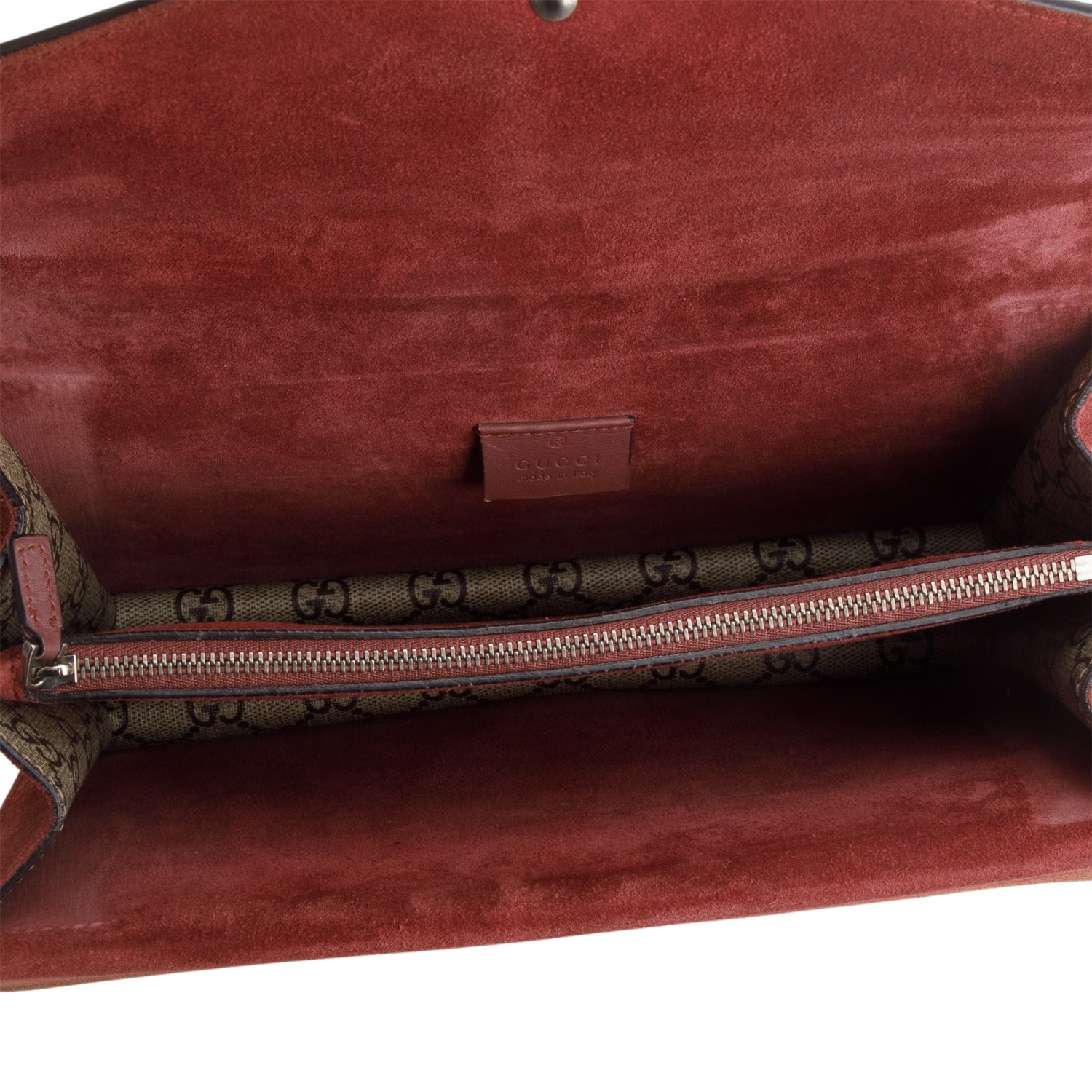 Gucci GG Supreme Monogram Blooms Small Dionysus Shoulder Bag