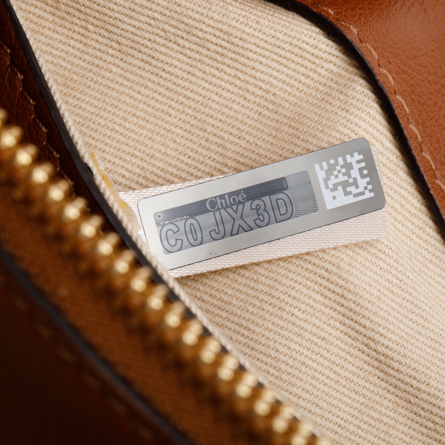 Chloe Brown Calfskin Small Faye Day Shoulder Bag w/ Box & Strap