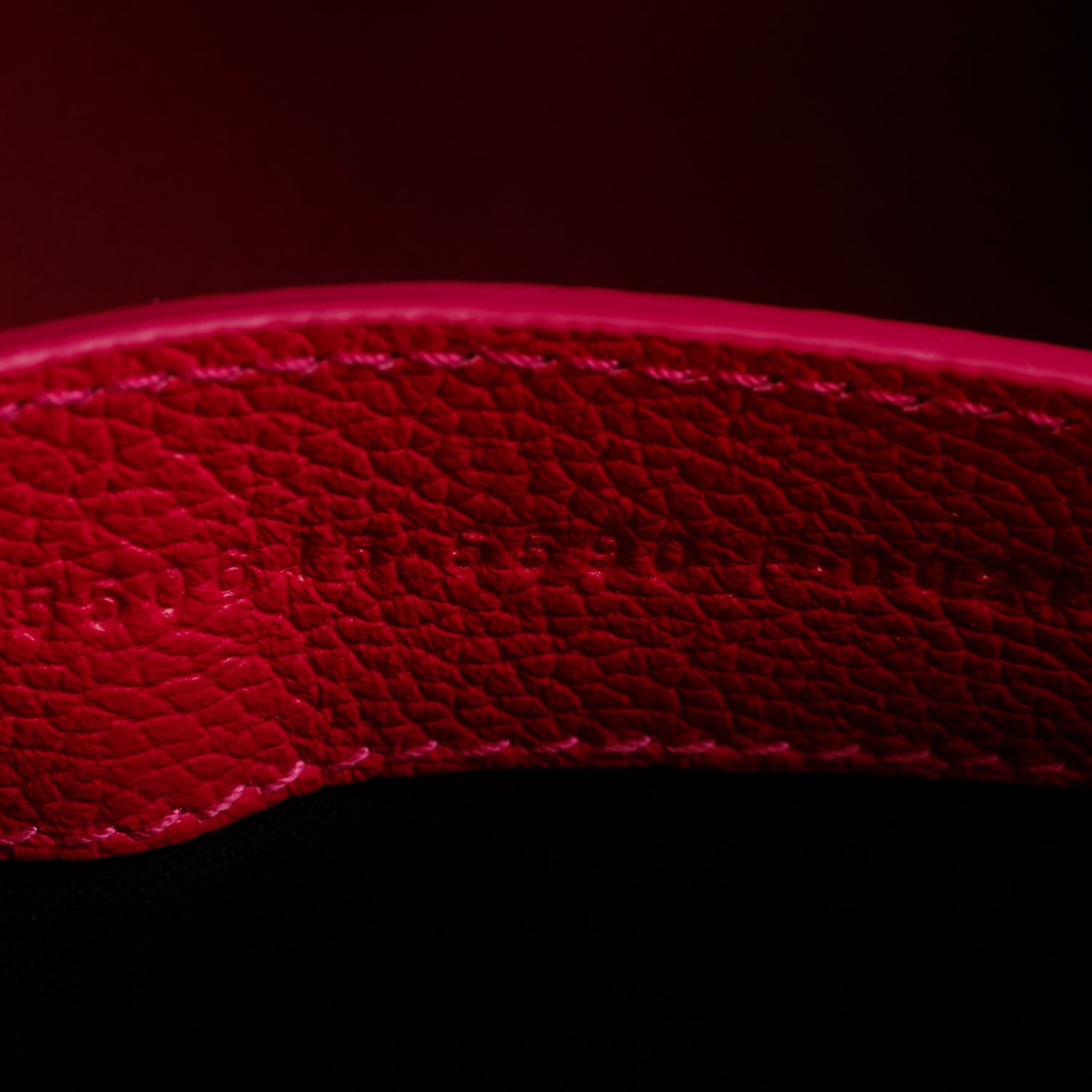 Balenciaga Pink Signature Grained Calfskin Logo S Ville Top Handle Bag w/ Strap