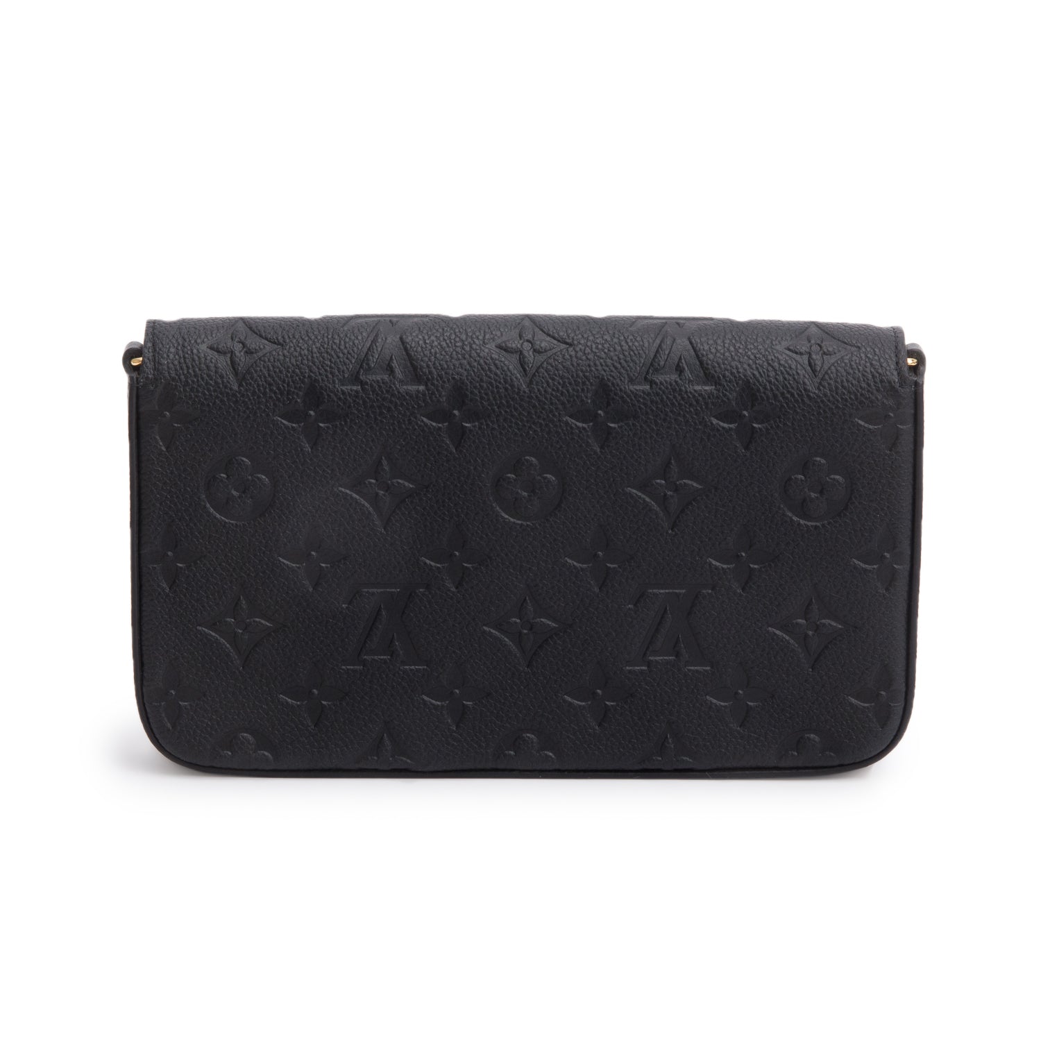 Louis Vuitton Black Monogram Empreinte Leather Felicie Pochette w/ Box & Inserts