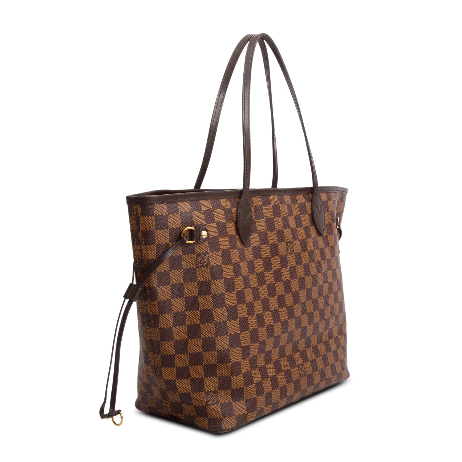 Louis Vuitton Damier Ebene Neverfull MM w/ Pouch