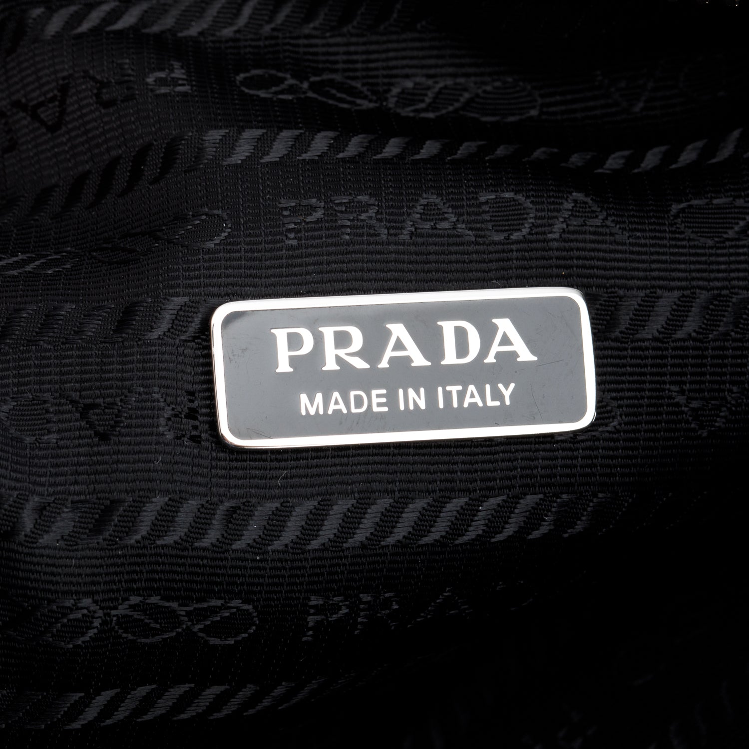 Prada 2021 Black Terry Cloth Mini Re-Edition 2000 Bag w/ Authenticity Card & Receipt