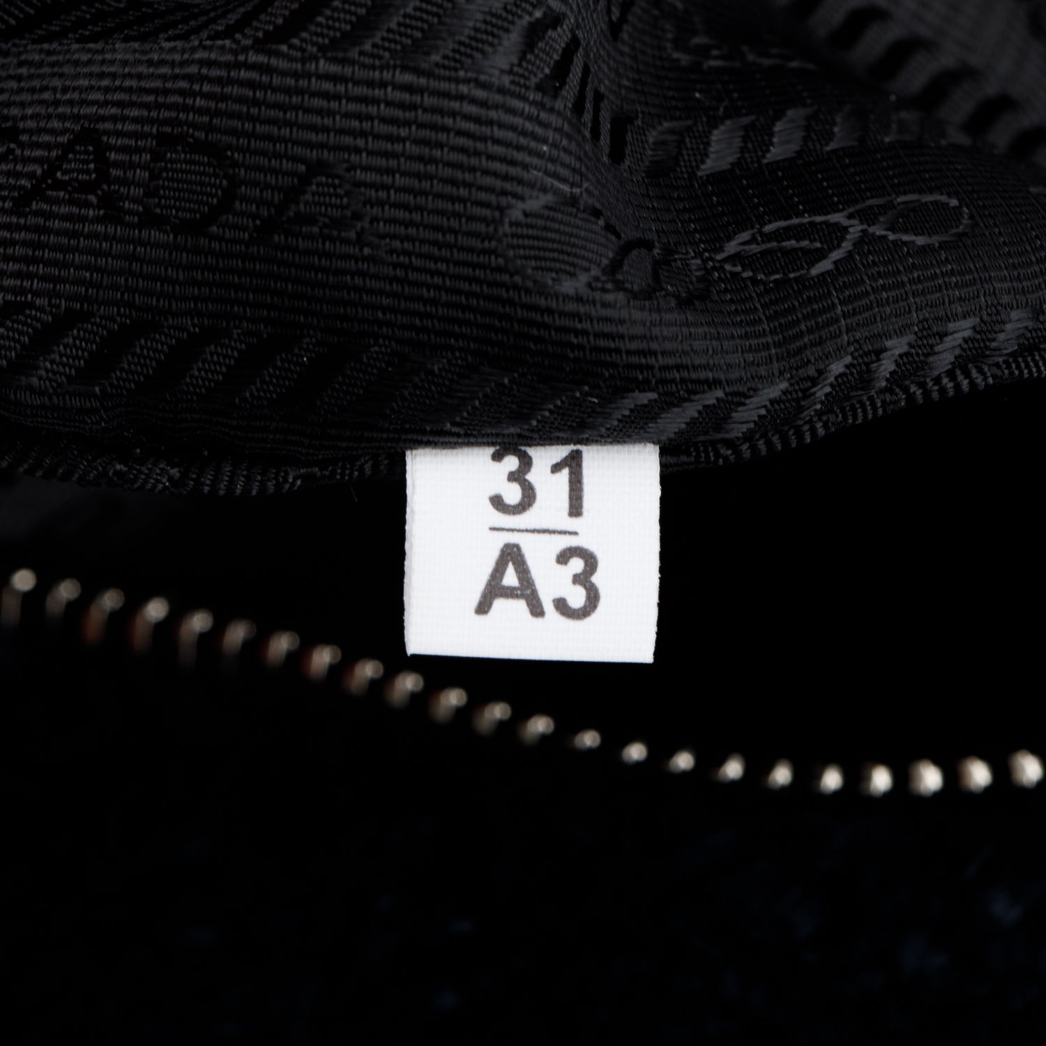 Prada 2021 Black Terry Cloth Mini Re-Edition 2000 Bag w/ Authenticity Card & Receipt