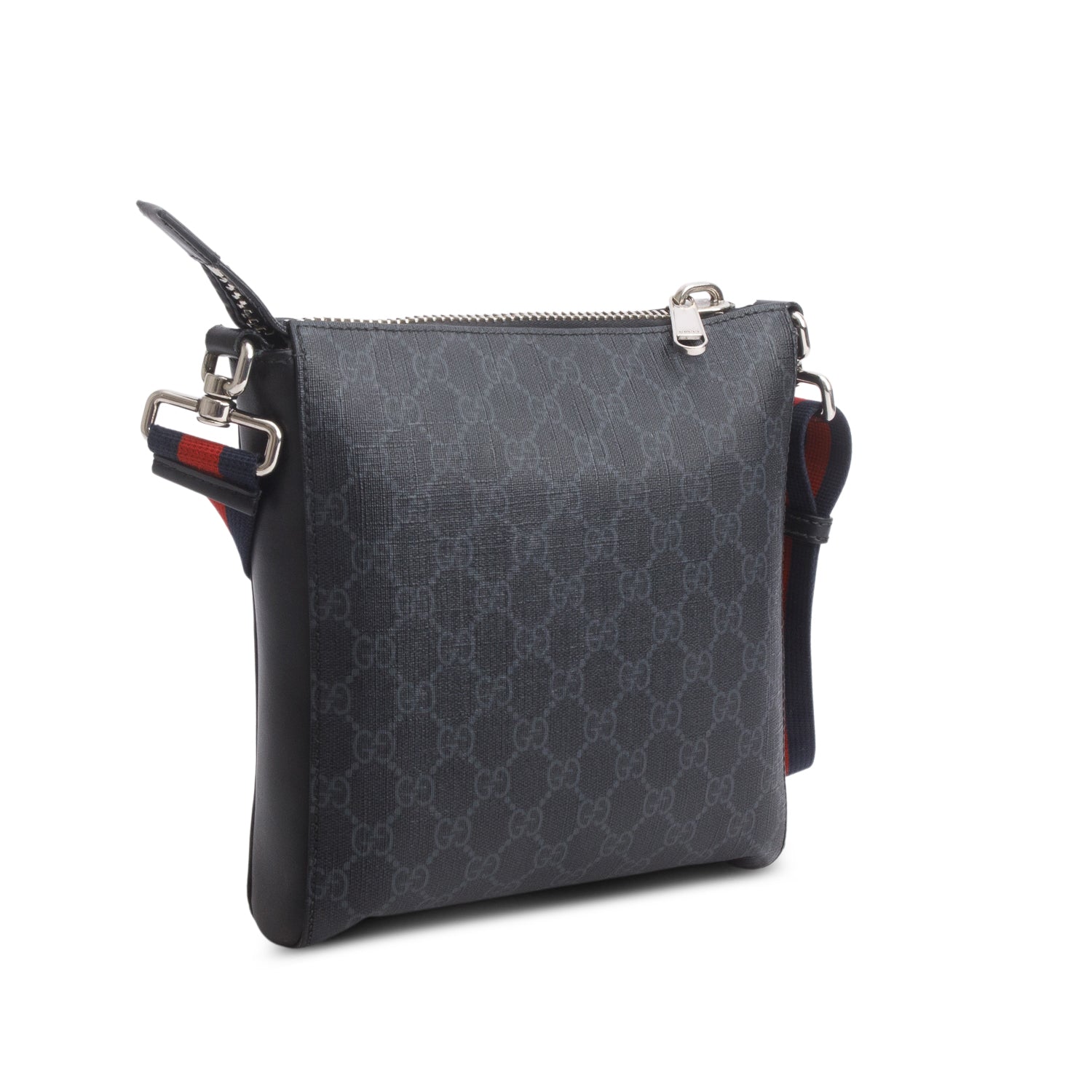 Gucci Black GG Supreme Small Messenger Bag