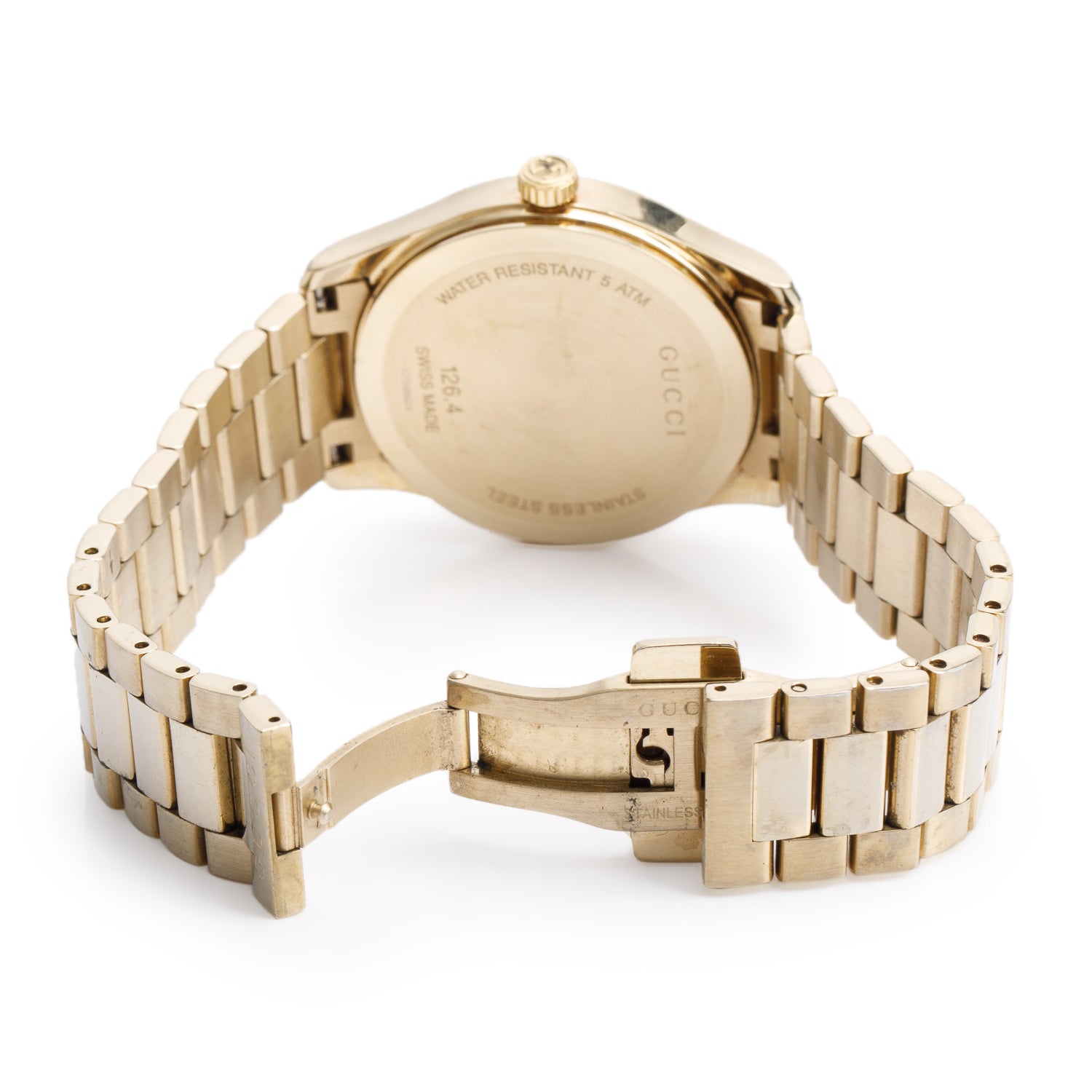 Gucci Yellow-Gold Plated Stainless Steel G-Timeless 38 MM Quartz Watch