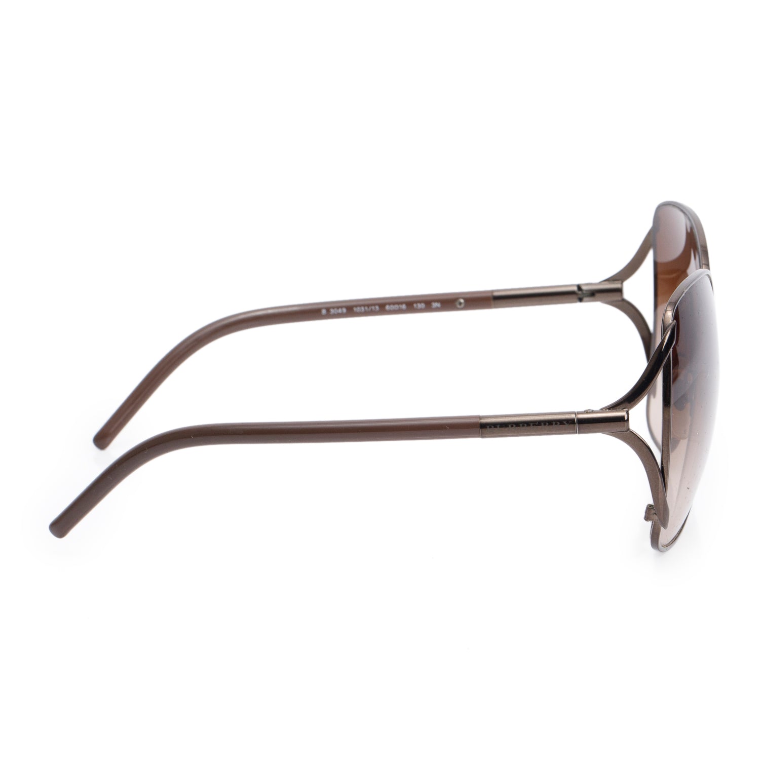 Burberry B 3049 Brown Gradient Oversized Square Sunglasses w/ Case