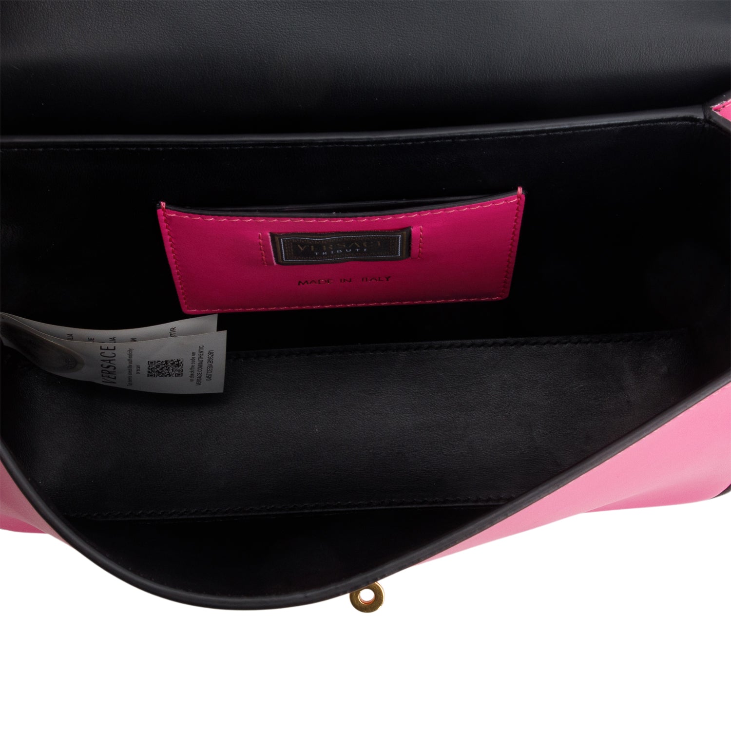 Versace Gold/Pink Barocco Icon Shoulder Bag