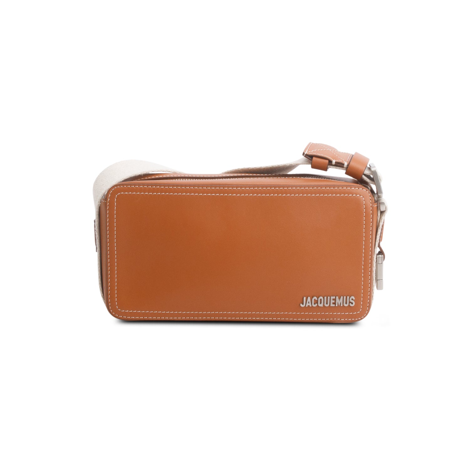 Jacquemus Brown Smooth Leather The Horizontal Cuerda Utility Bag