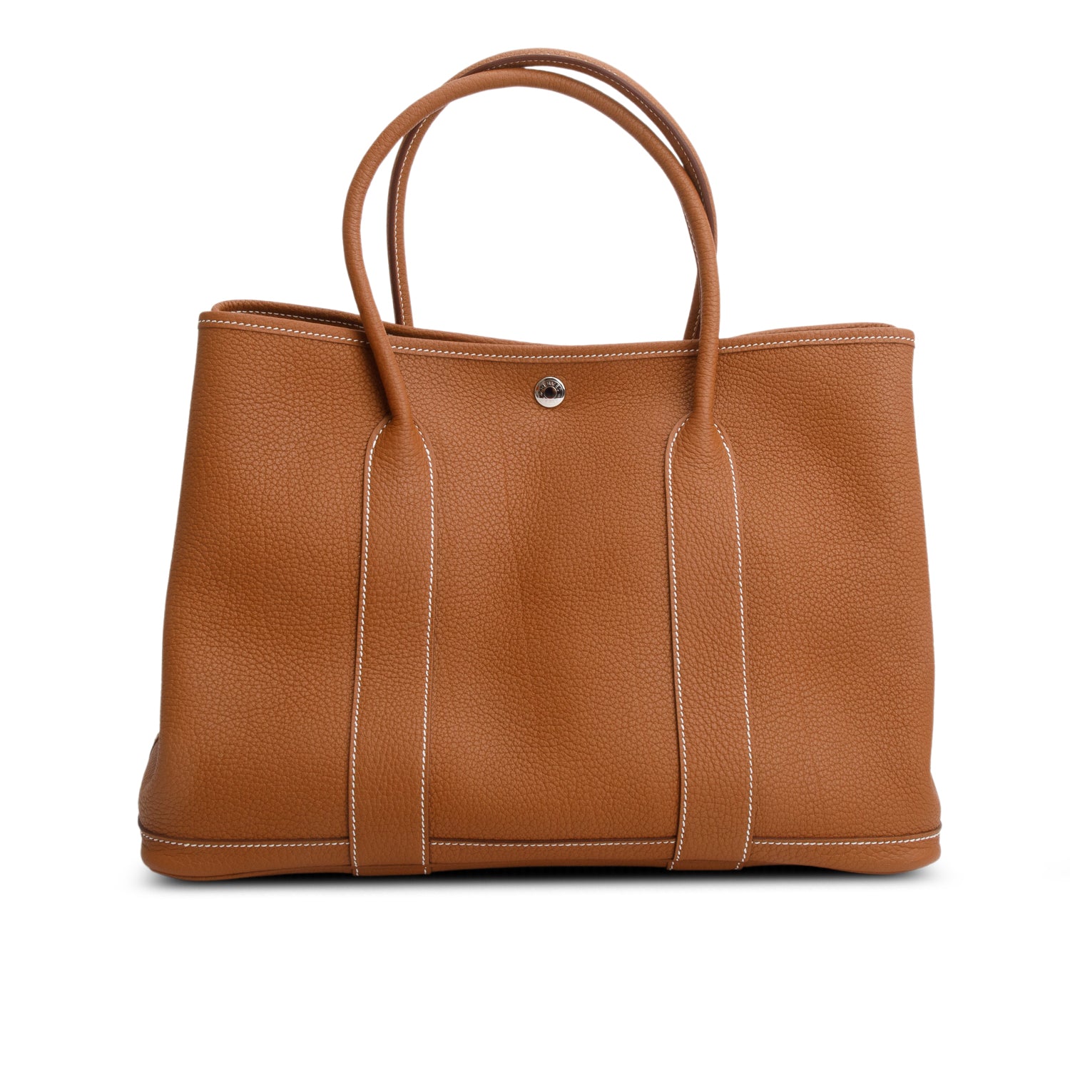 Hermes 2022 Gold Negonda Leather Garden Party 36 w/ Box