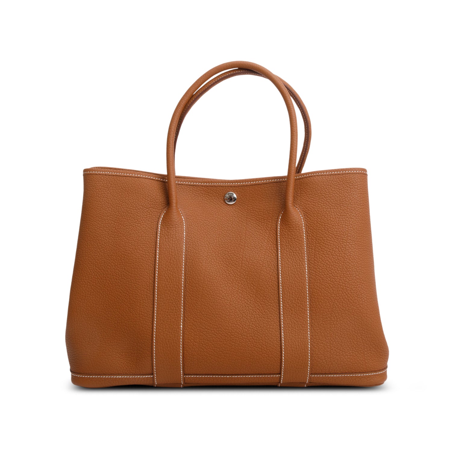 Hermes 2022 Gold Negonda Leather Garden Party 36 w/ Box