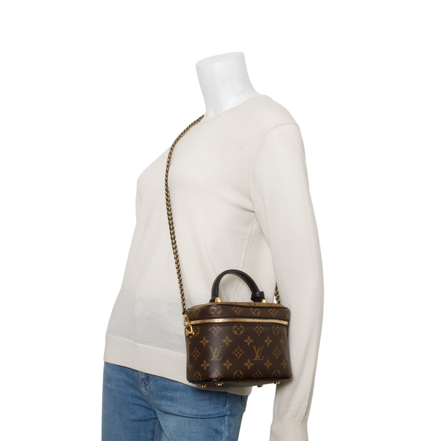 Louis Vuitton Reverse Monogram Vanity Chain Pouch