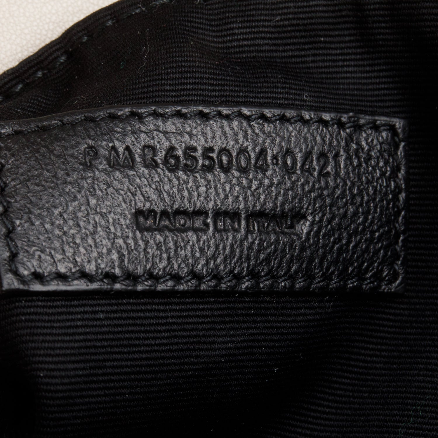 Saint Laurent 2021 Cream Lambskin Sade Puffer Envelope Clutch