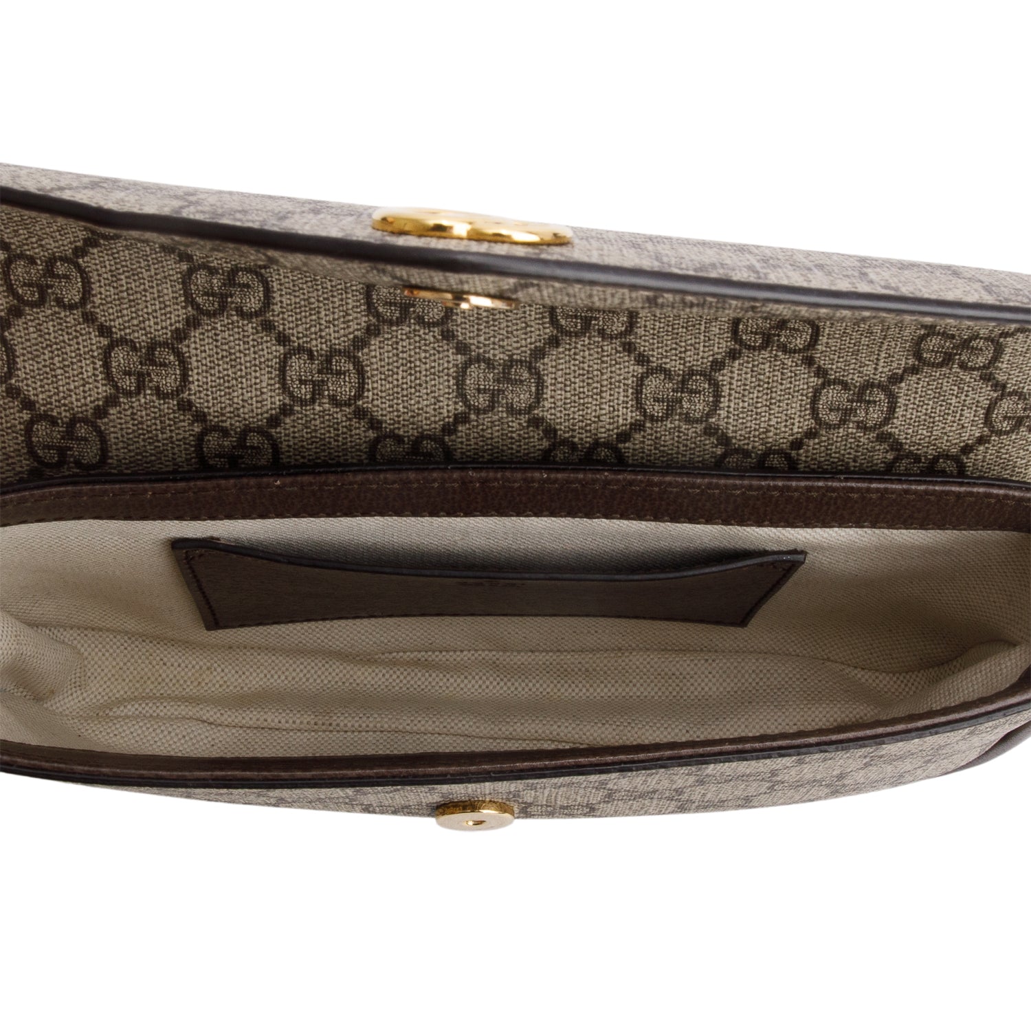 Gucci GG Supreme Monogram Web Ophidia Pochette w/ Box