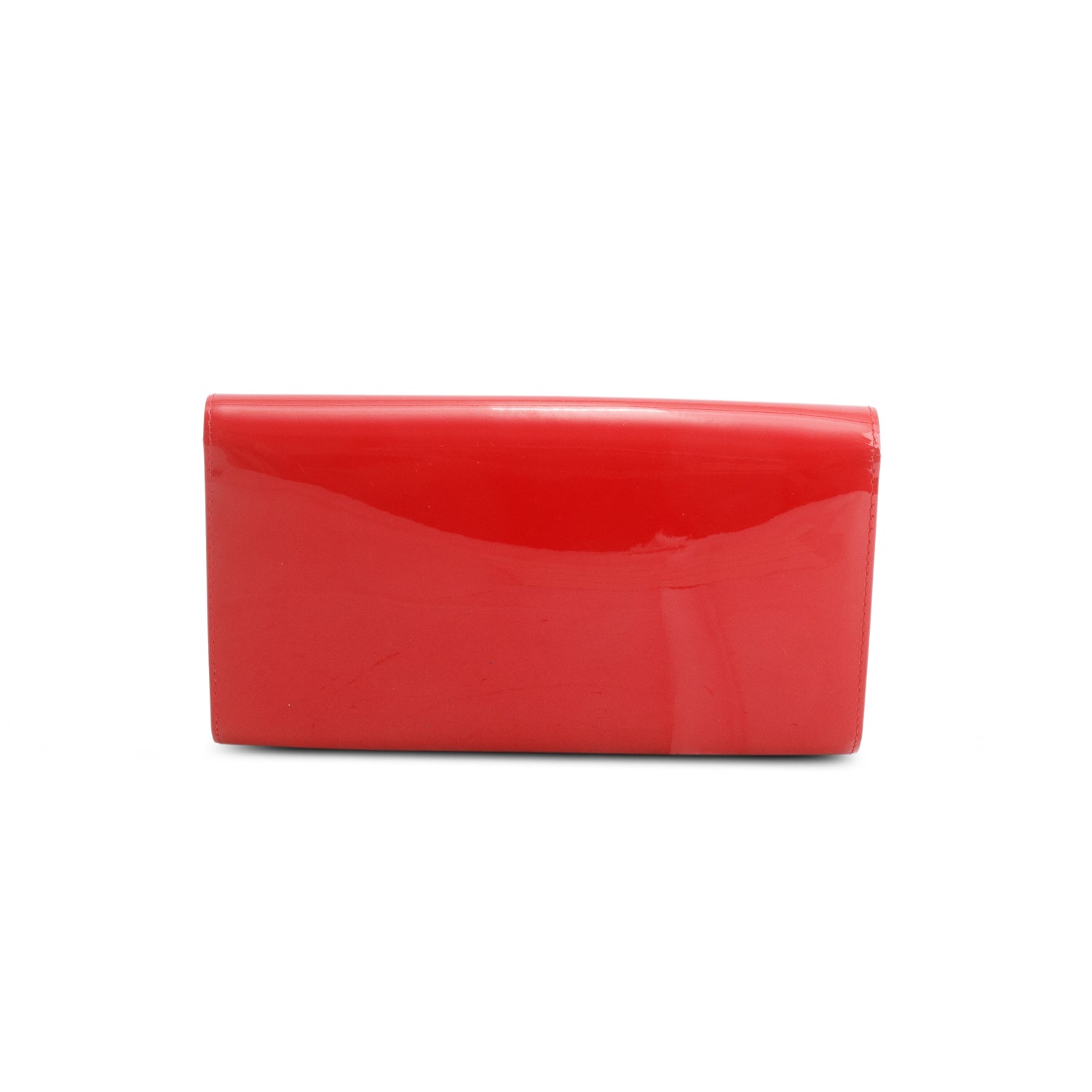 Louis Vuitton Red Vernis Louise Clutch