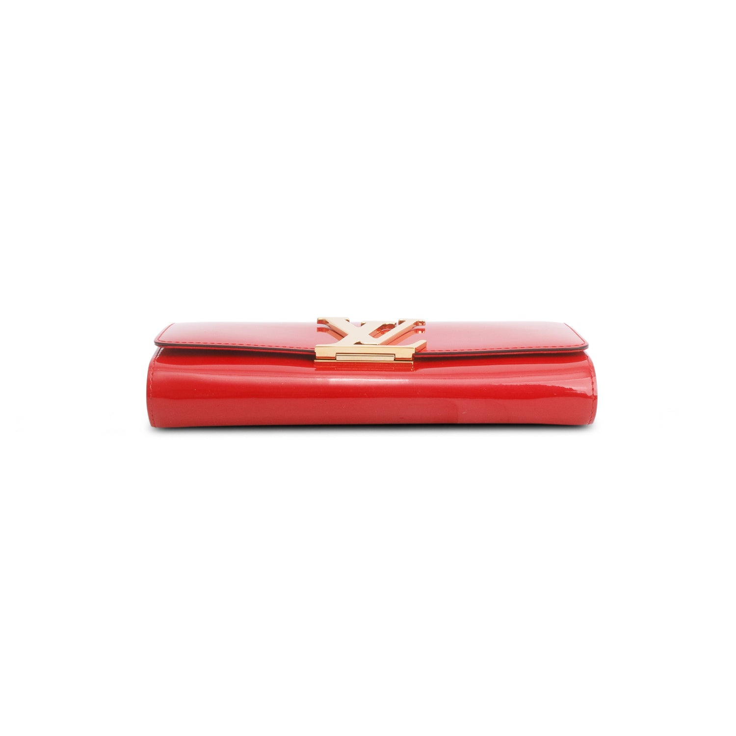 Louis Vuitton Red Vernis Louise Clutch