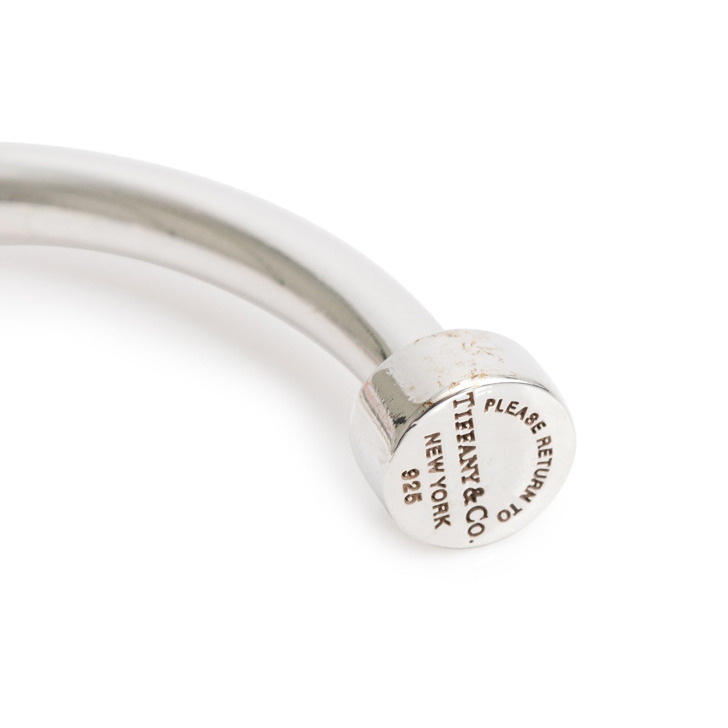Tiffany & Co. Sterling Silver Return to Tiffany Narrow Circle Edge Cuff