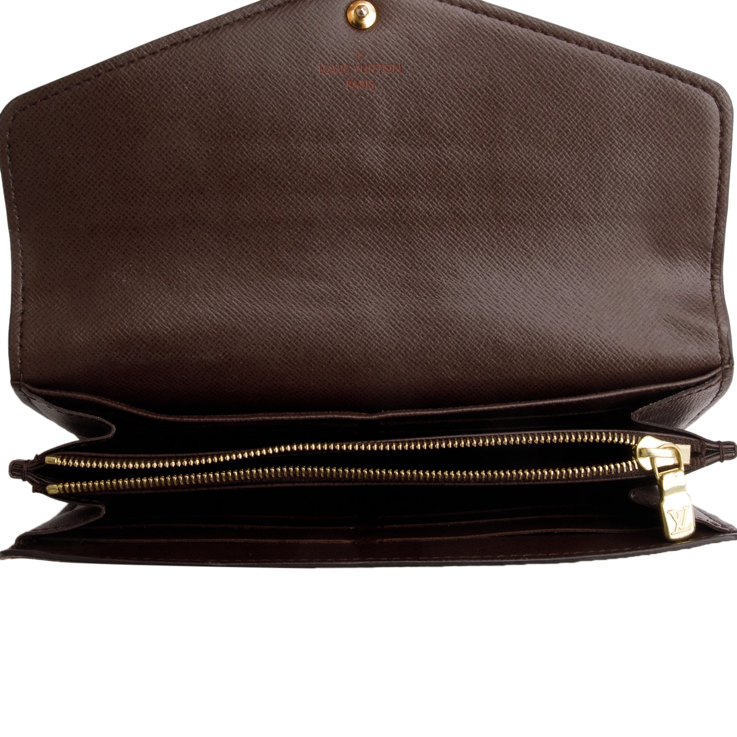 Louis Vuitton Damier Ebene Sarah Wallet