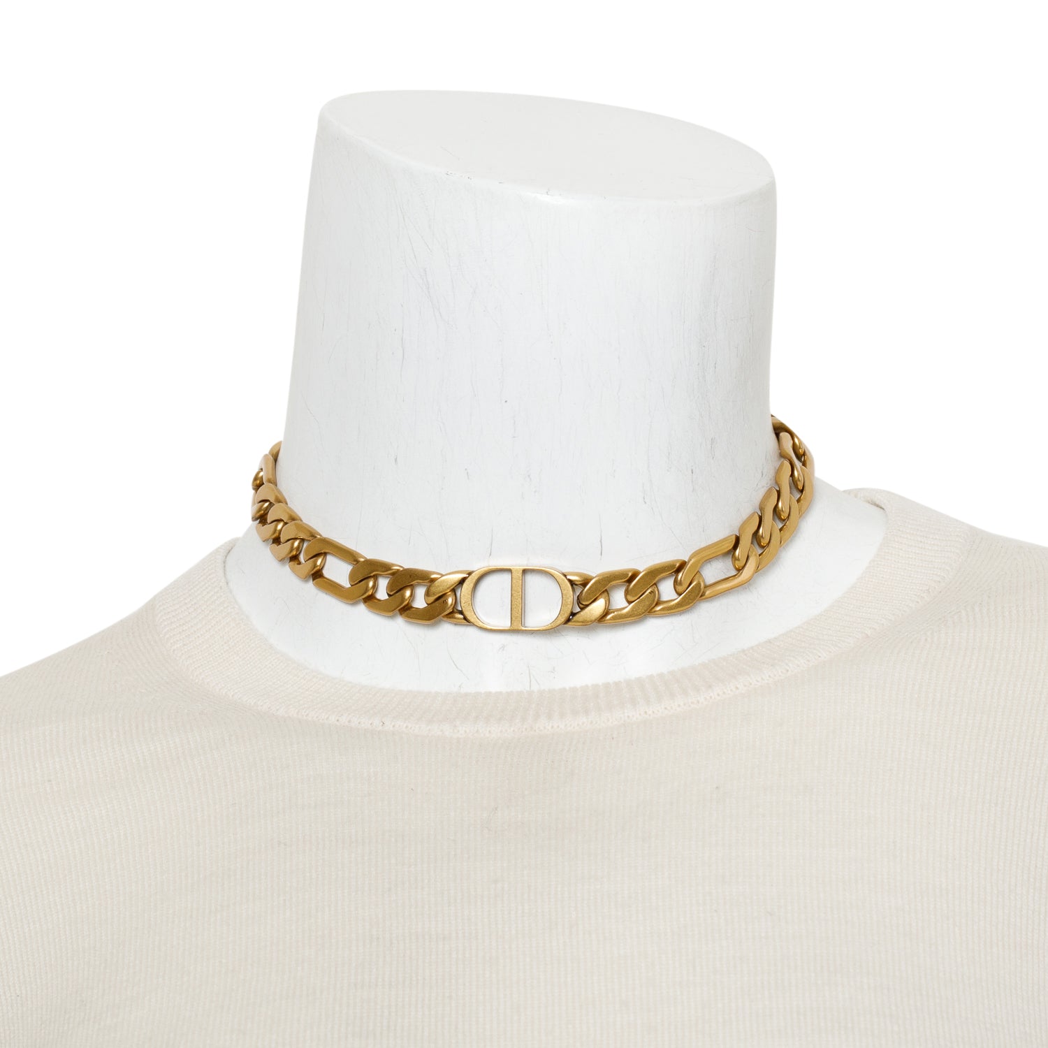 Christian Dior Gold Plated 30 Montaigne Choker Necklace