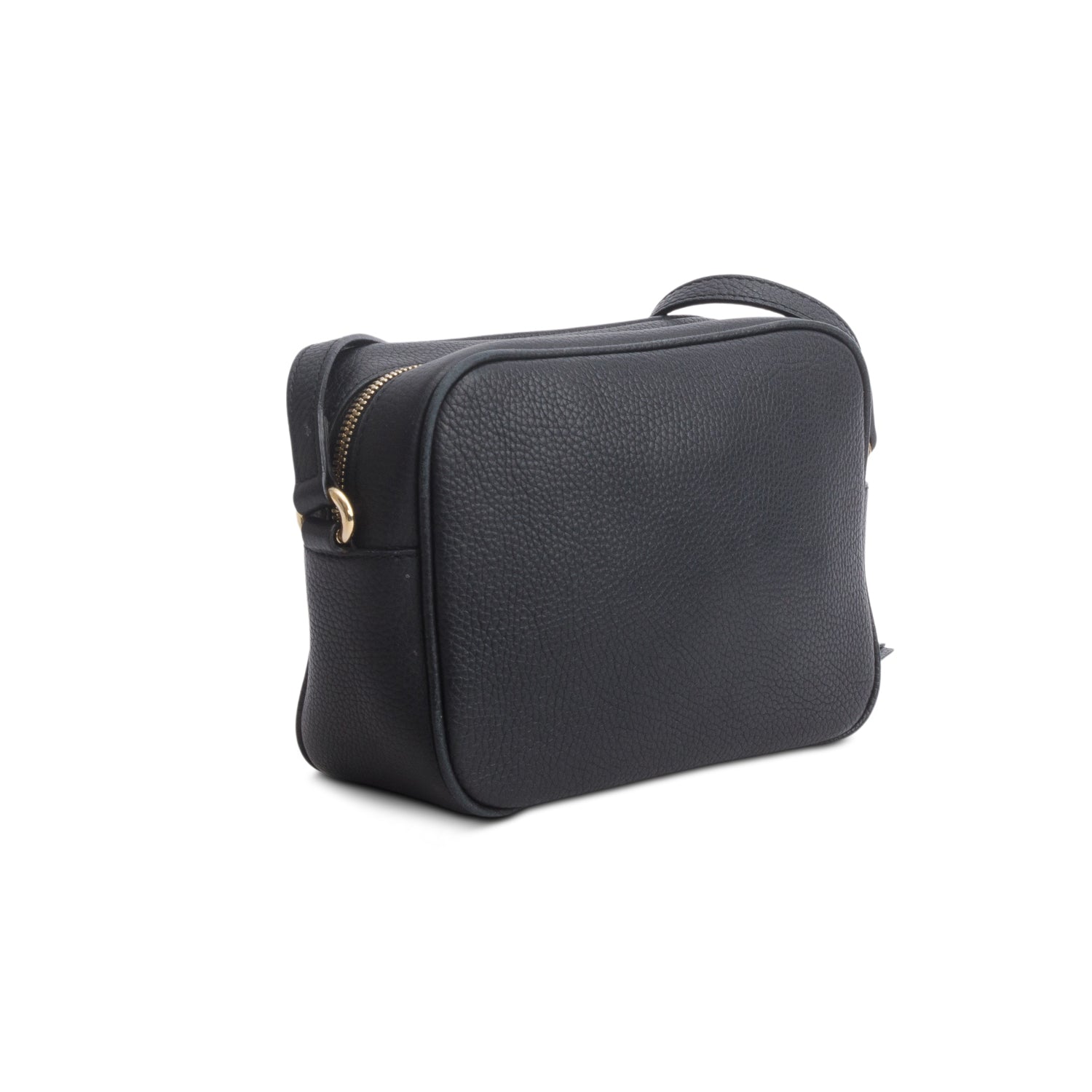 Gucci Black Pebbled Calfskin Leather Small Soho Disco Bag