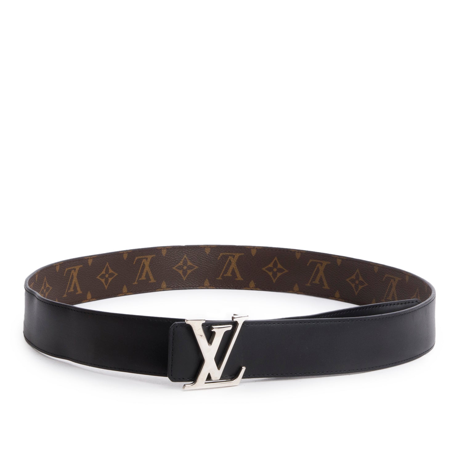 Louis Vuitton Monogram Canvas LV Initiales 40 MM Reversible Belt, Size 100 40 w/ Box