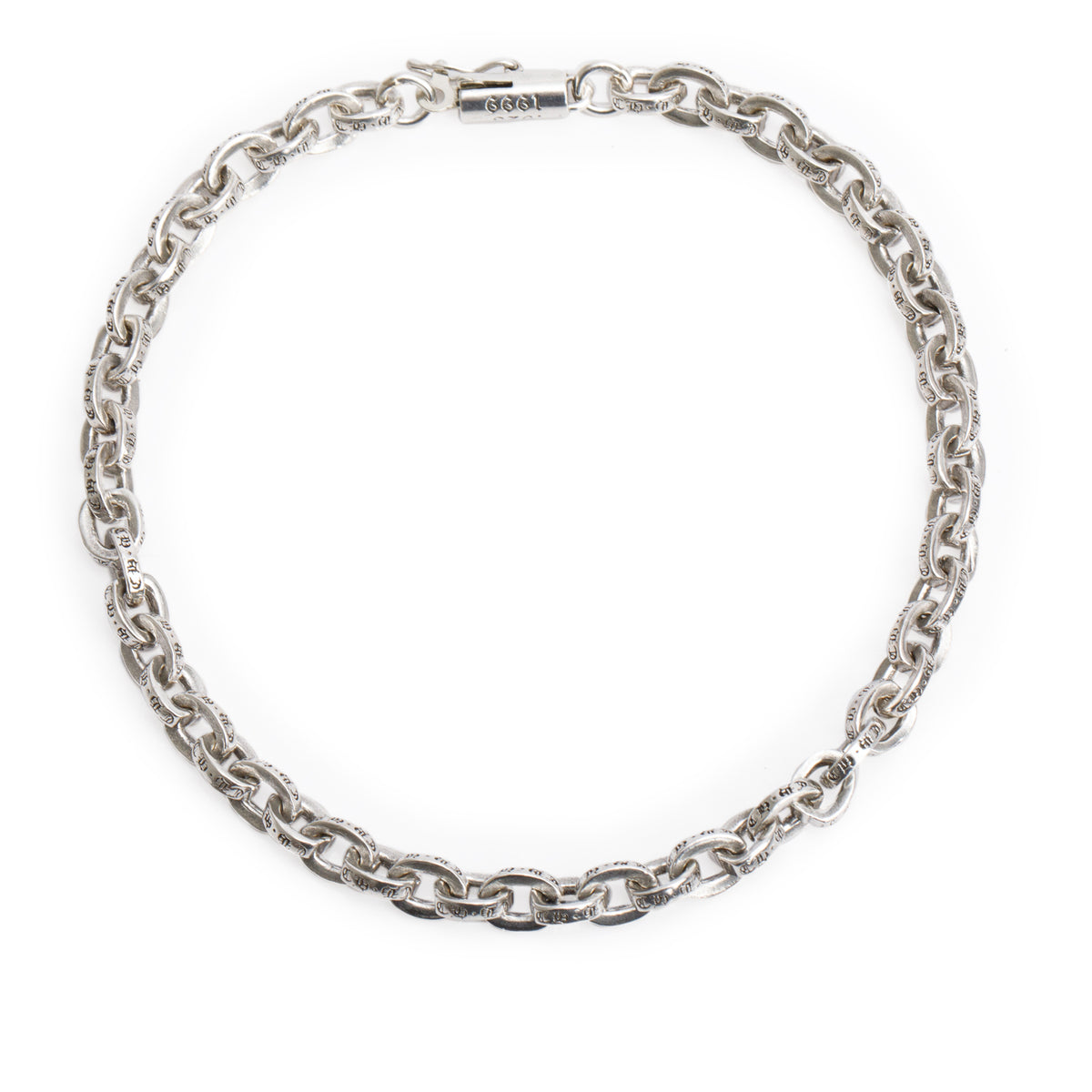 Chrome Hearts Sterling Silver Paper Chain Bracelet – OLIVER