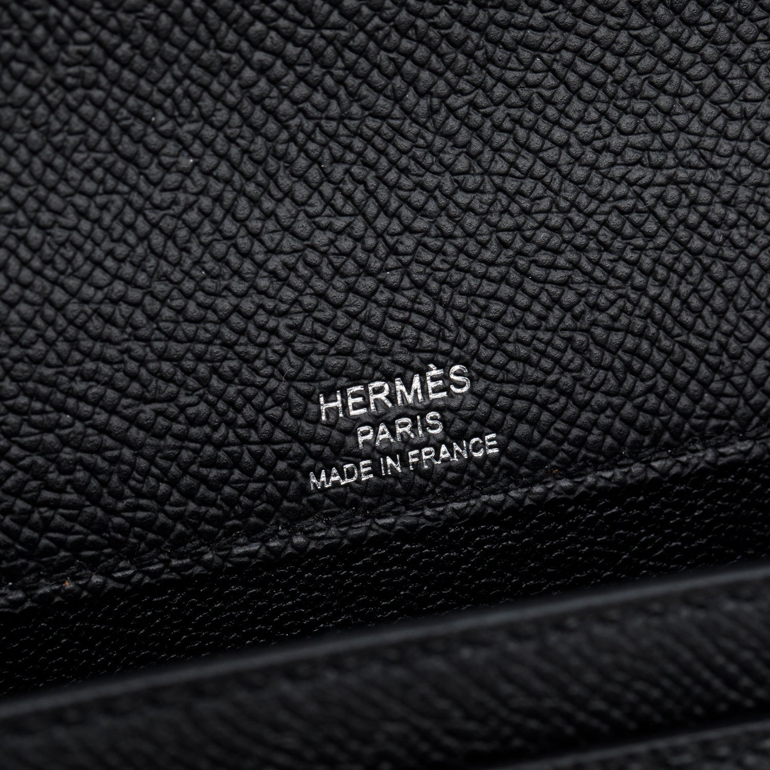 Hermes 2025 Noir Togo Kelly Depeches 25 Pouch w/ Box