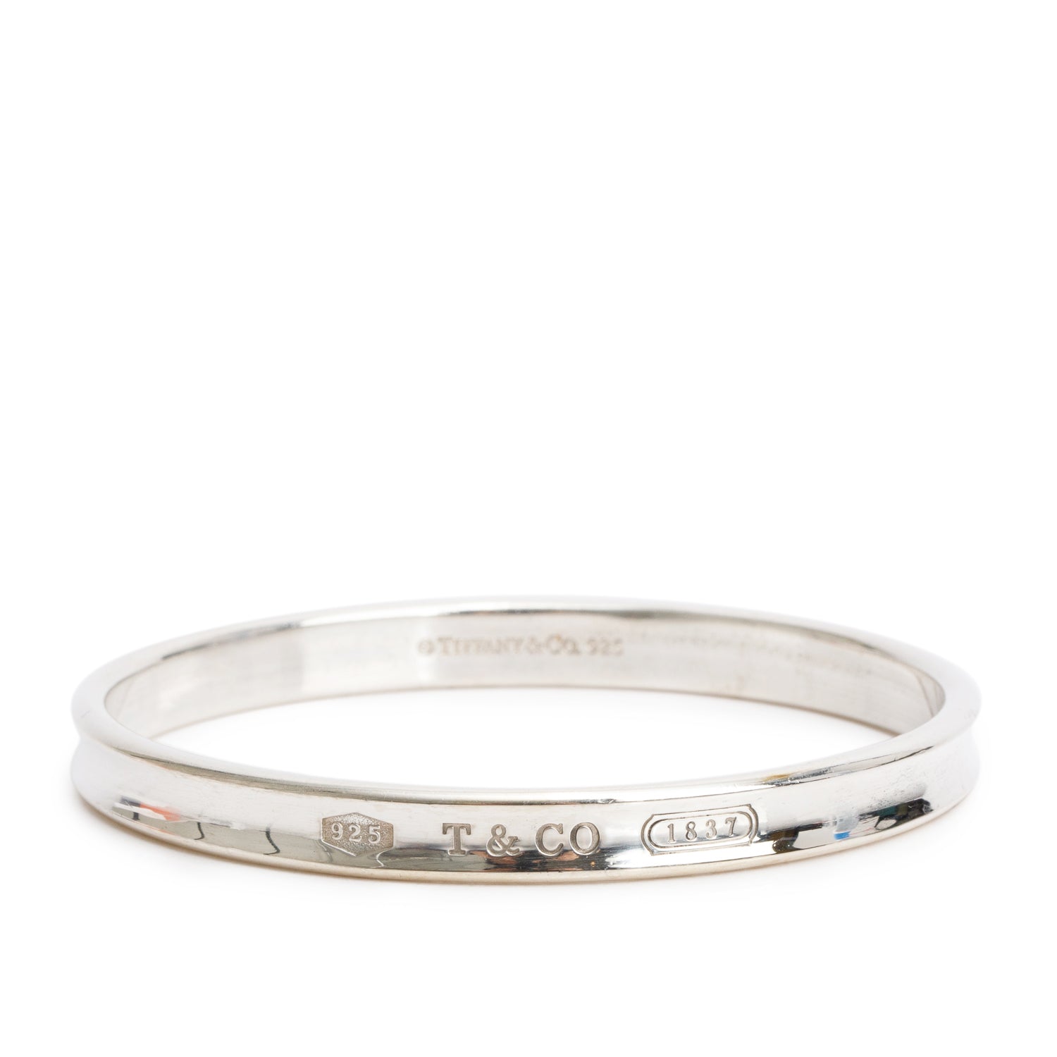 Tiffany & Co. Sterling Silver 1837 Bangle Bracelet