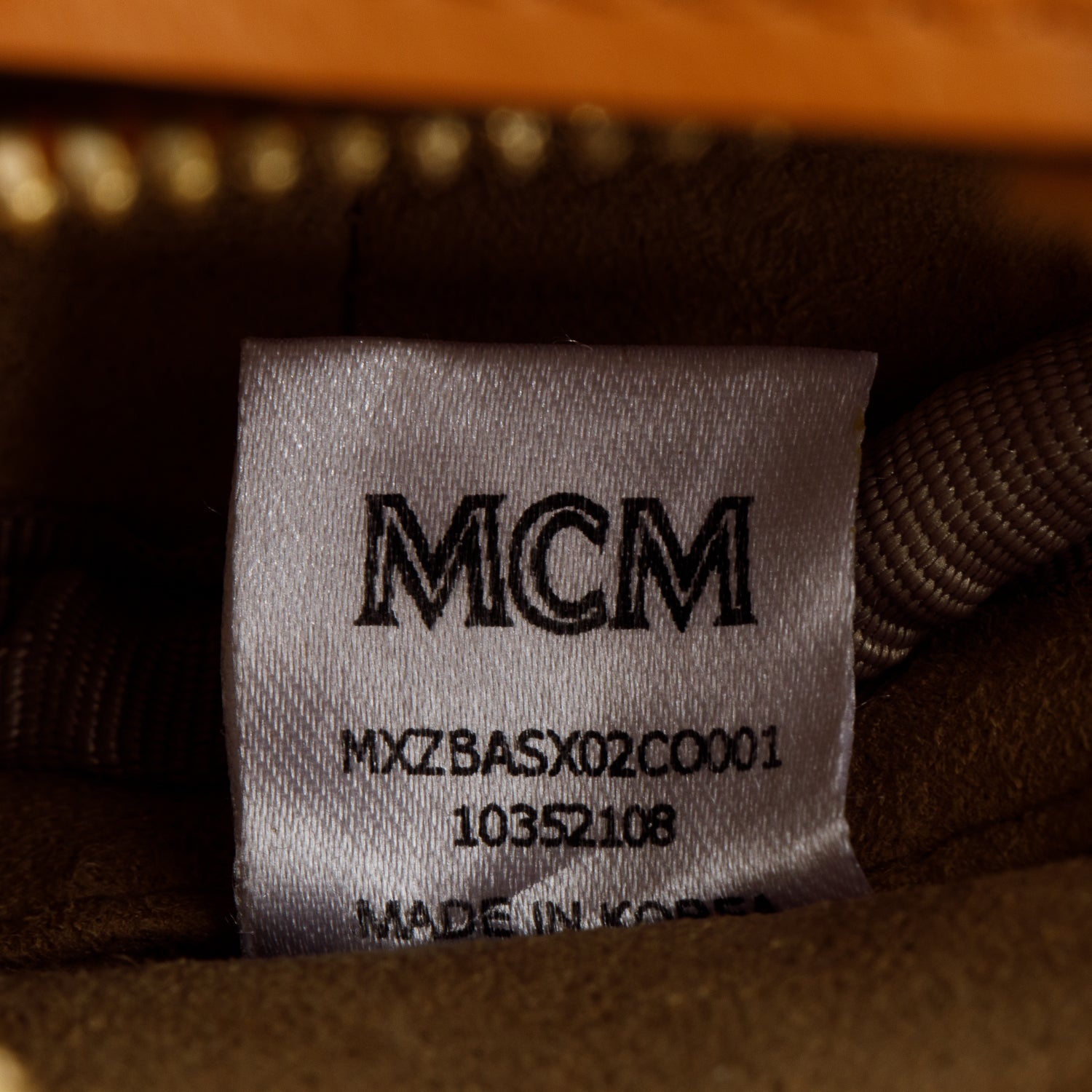 MCM Brown Lamb Fur/Visetos Rabbit Charm w/ Strap