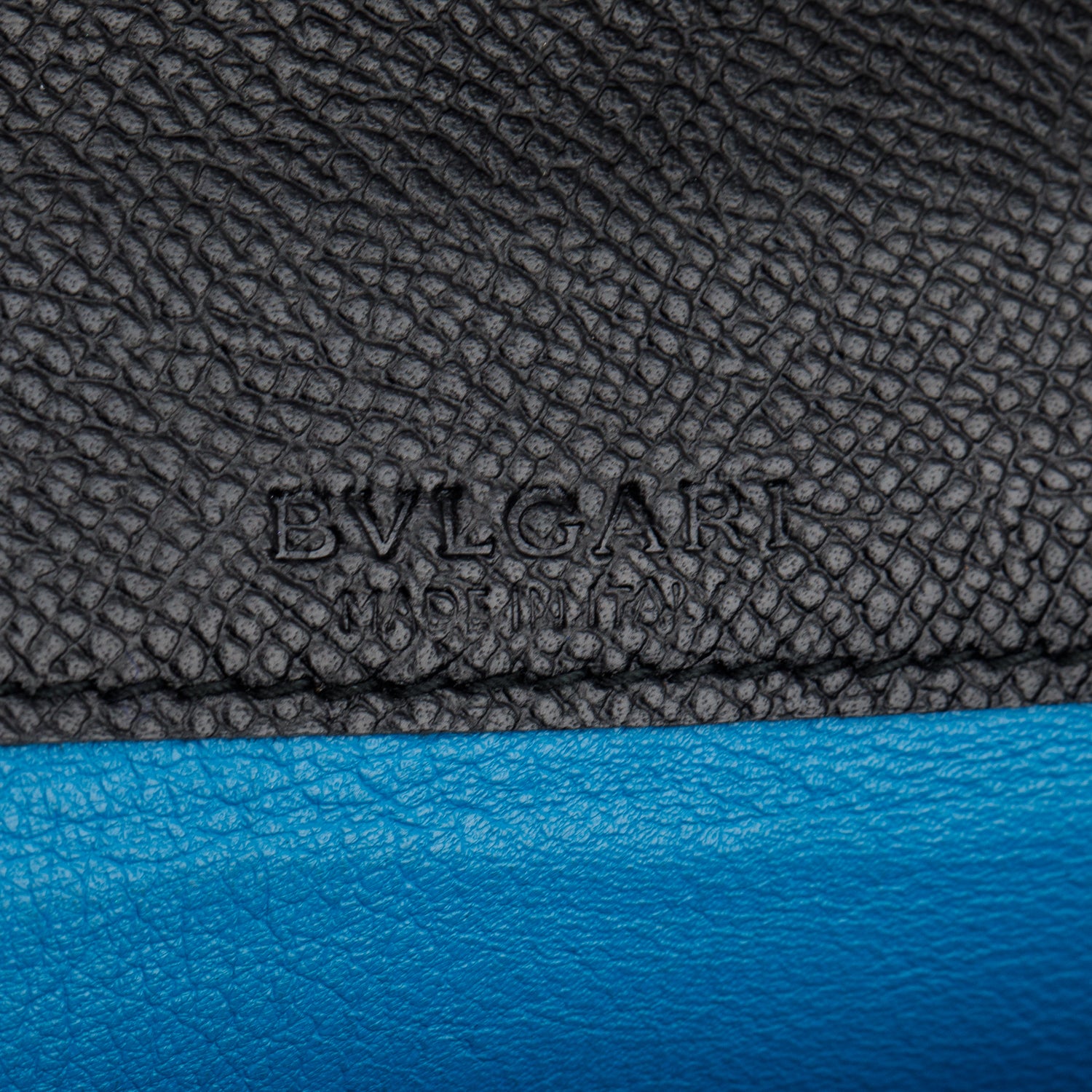 Bvlgari Black Calfskin Leather Large Wallet