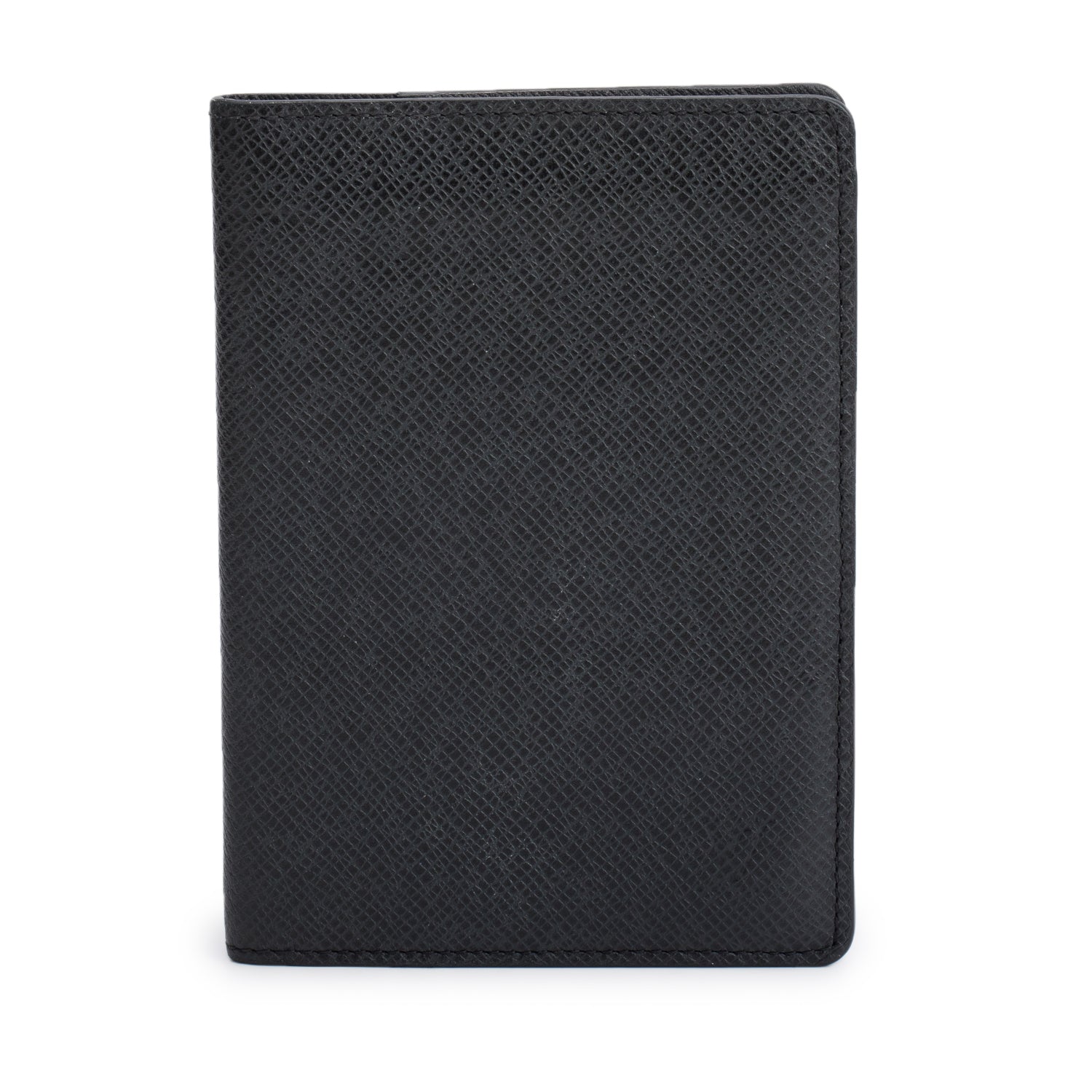 Louis Vuitton Black Taiga Leather Passport Cover