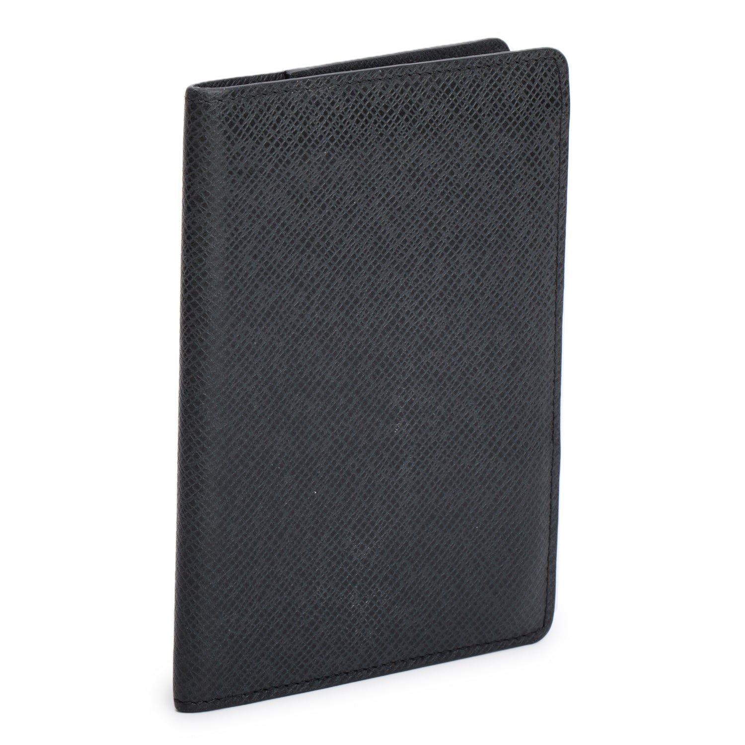 Louis Vuitton Black Taiga Leather Passport Cover