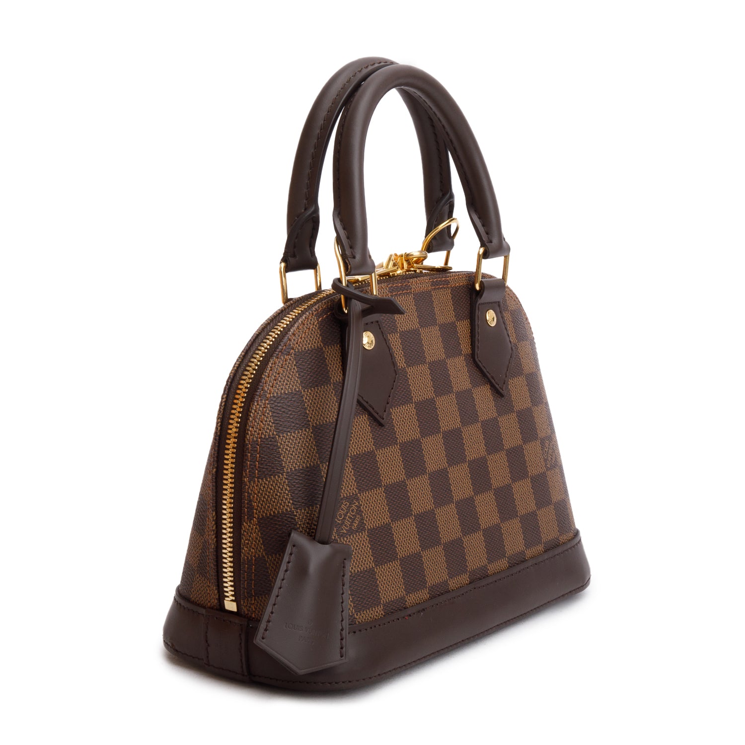 Louis Vuitton 2024 Damier Ebene Alma BB w/ Box, Strap & Receipt