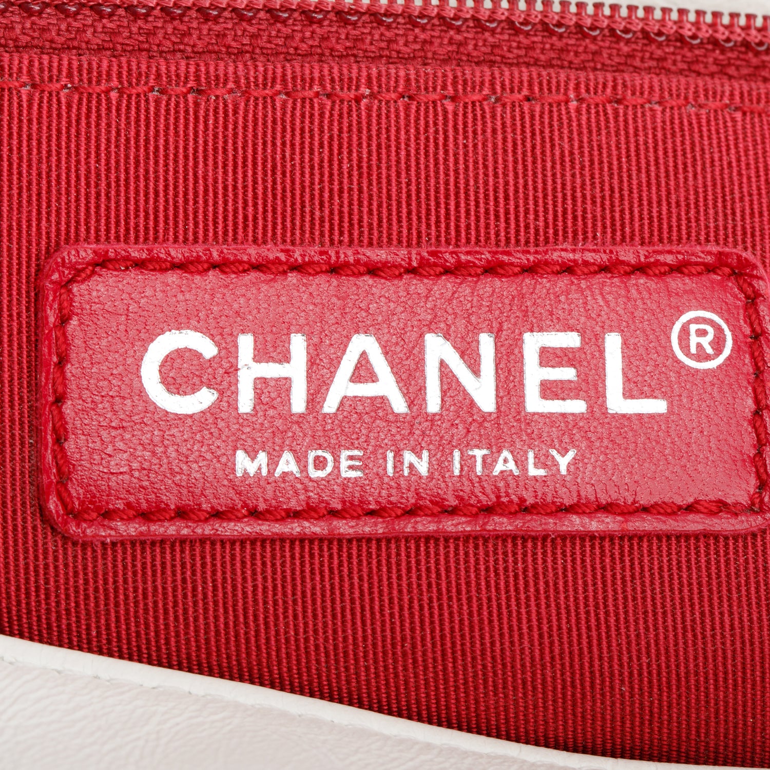 Chanel Black & White Aged Calfskin Leather Chevron Quilted Small Gabrielle Hobo w/ Authenticity Card