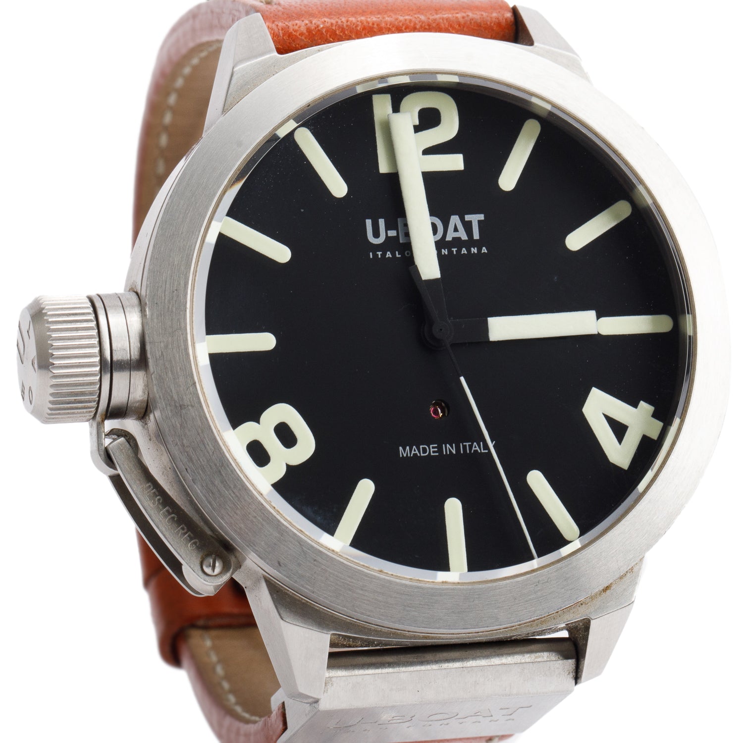 U-Boat Stainless Steel Classico 53 MM Automatic Watch w/ Box & Papers