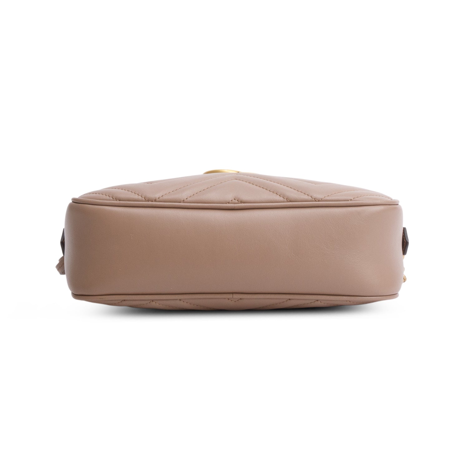 Gucci Beige GG Marmont Matelasse Small Camera Bag w/ Box