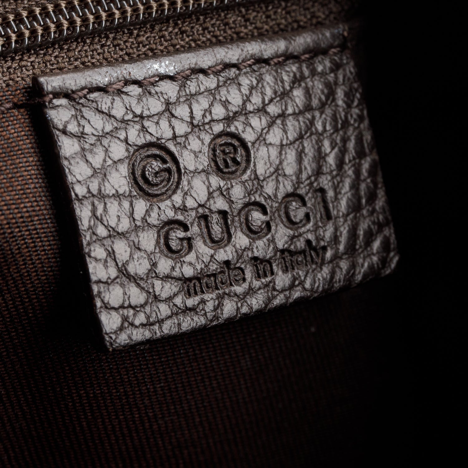 Gucci Black Monogram Medium Abbey Convertible Tote w/ Strap