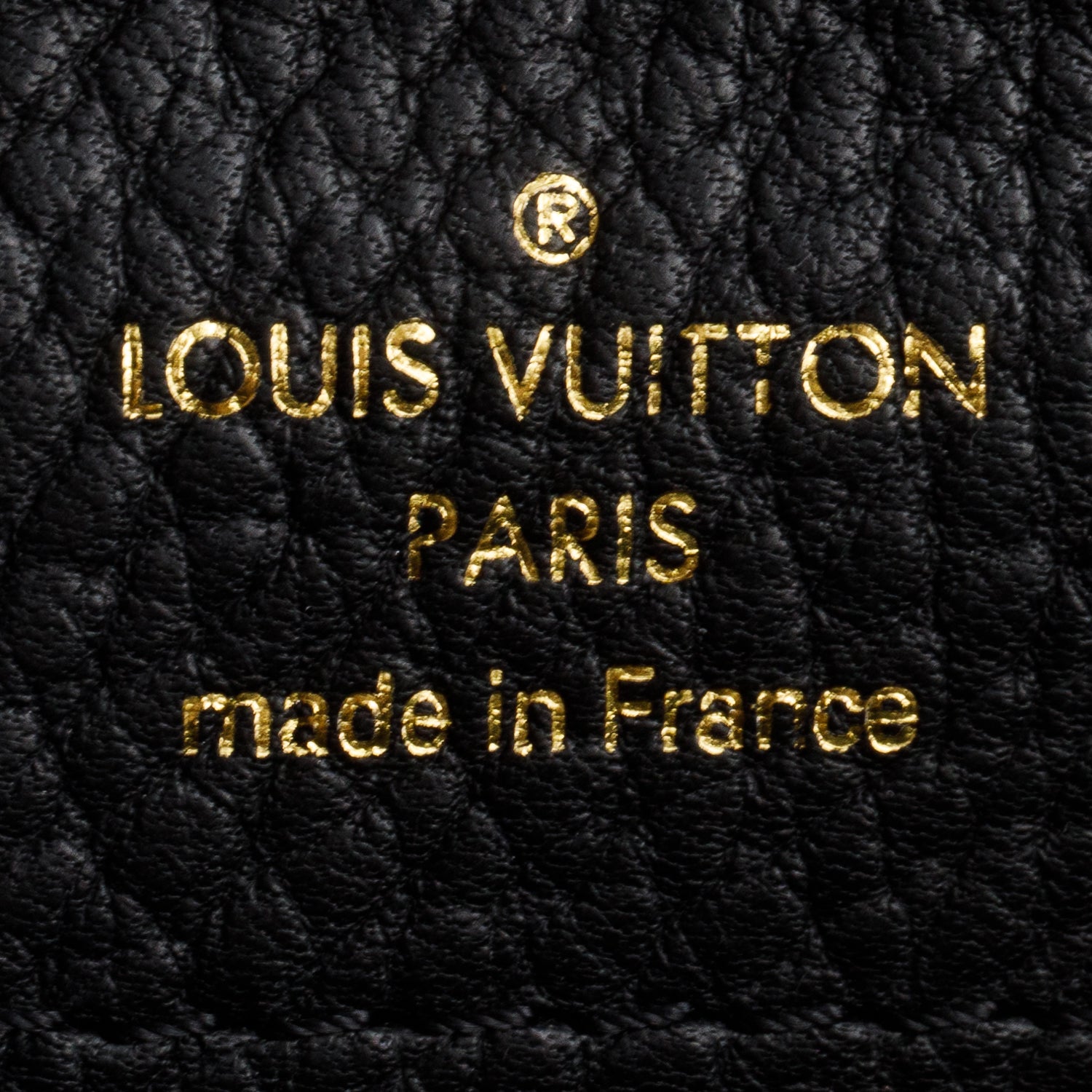 Louis Vuitton Black Taurillon Flower Crown Capucines MM w/ Strap