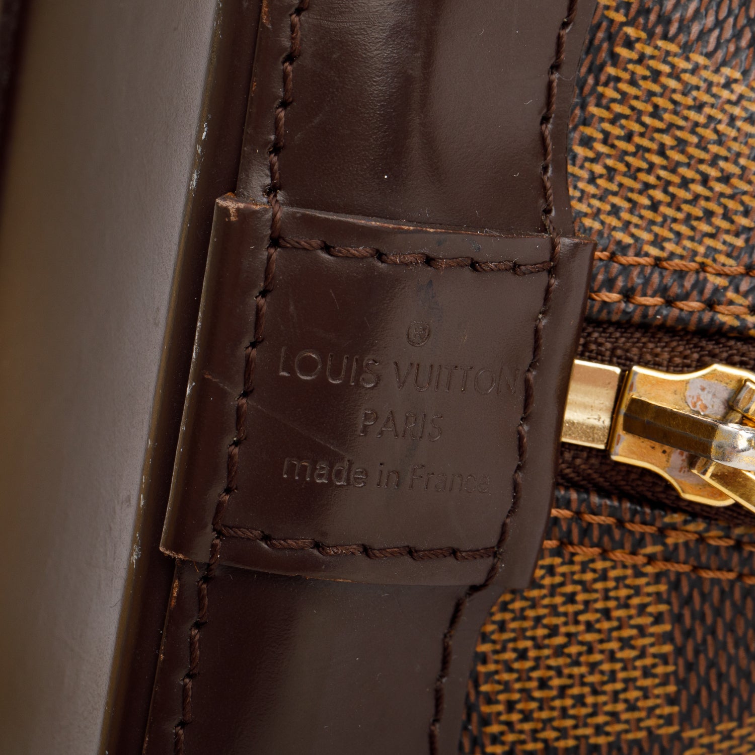 Louis Vuitton Damier Ebene Alma PM w/ Strap