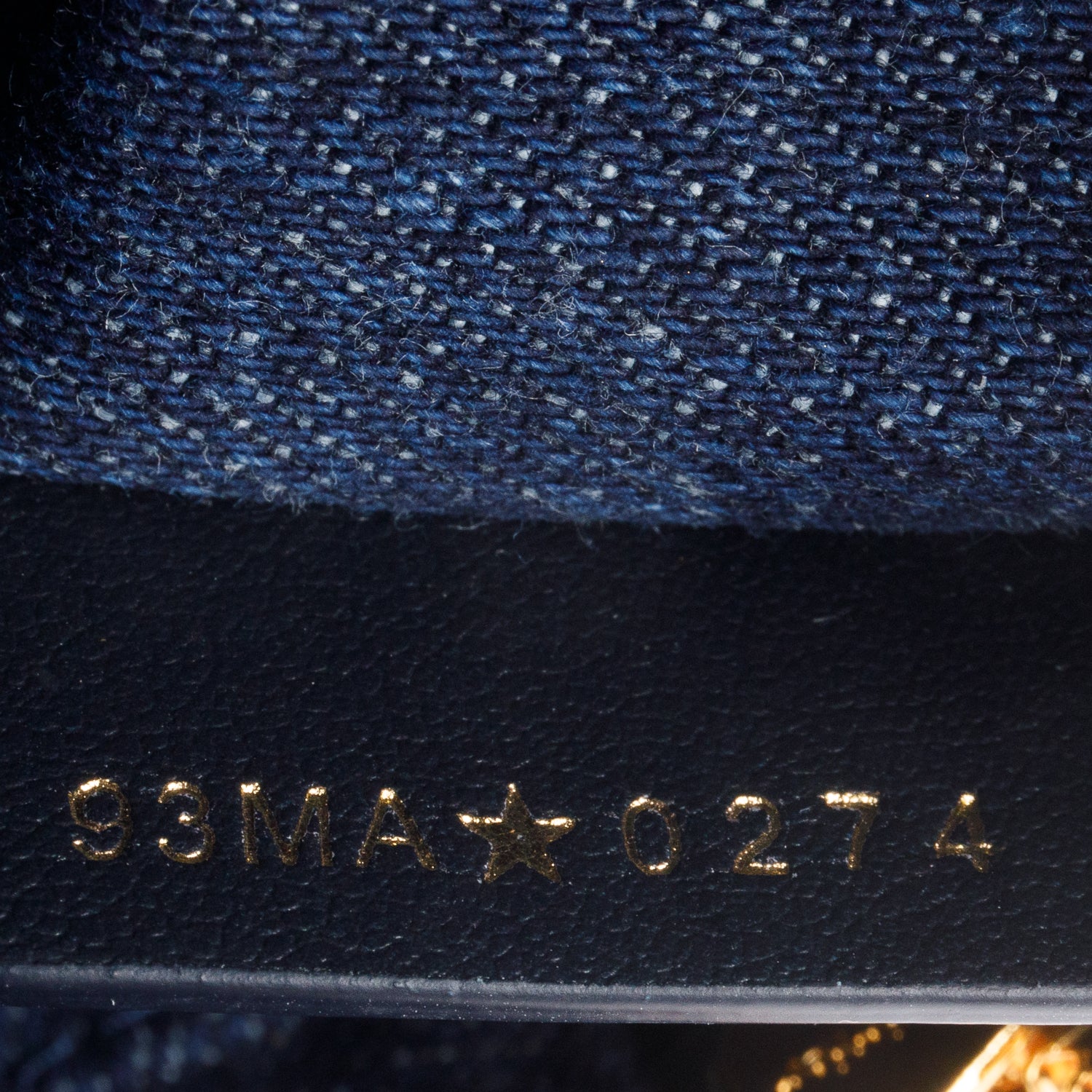 Dior 2024 Blue Oblique Jacquard Groove 17 Nano Bag w/ Strap