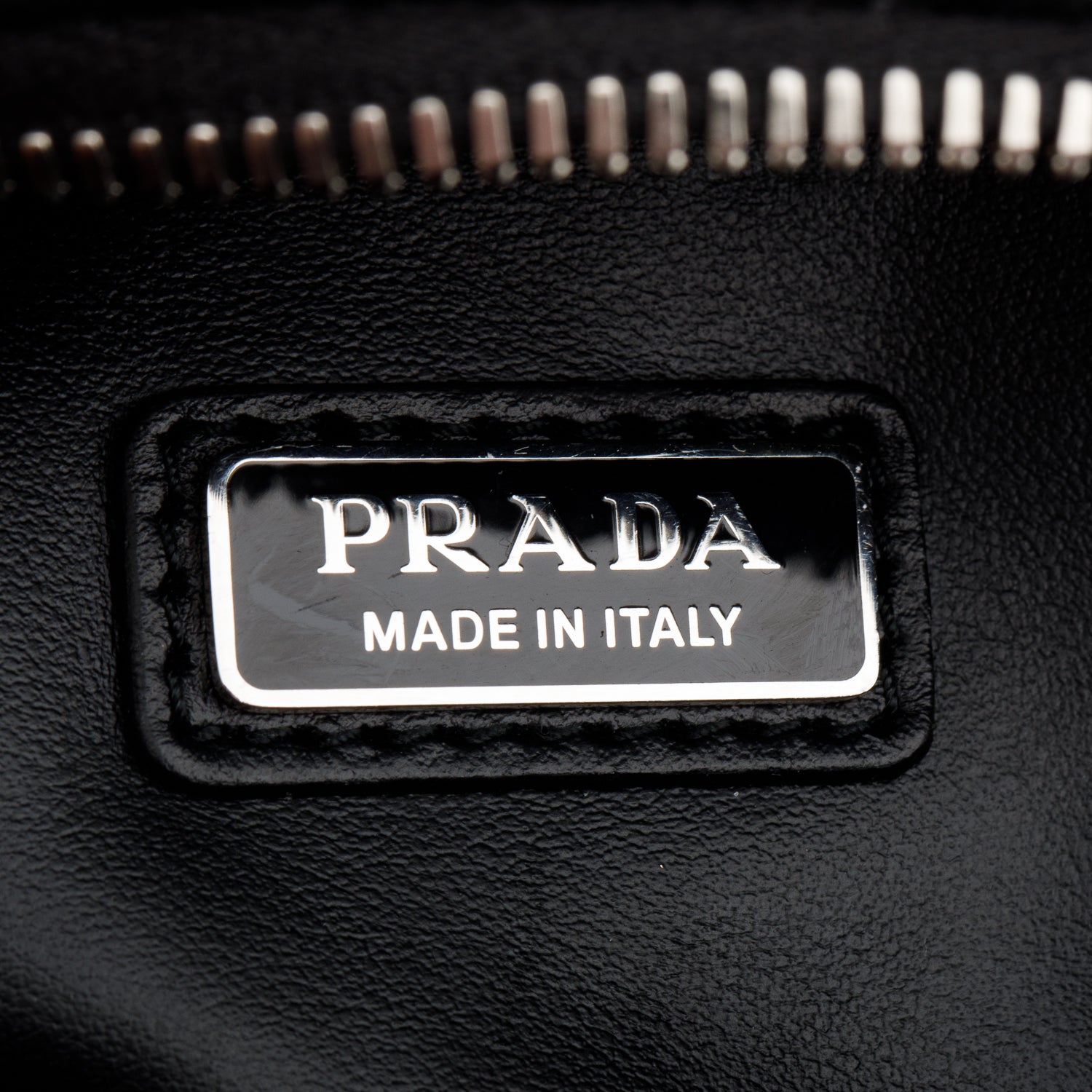 Prada Black Saffiano Leather Travel Brique Crossbody Bag w/ Strap