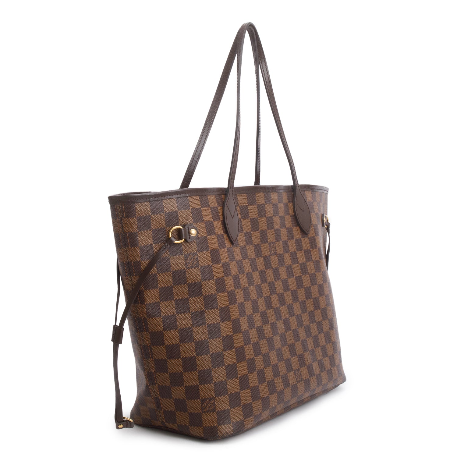 Louis Vuitton Damier Ebene Neverfull MM w/ Pouch & Receipt