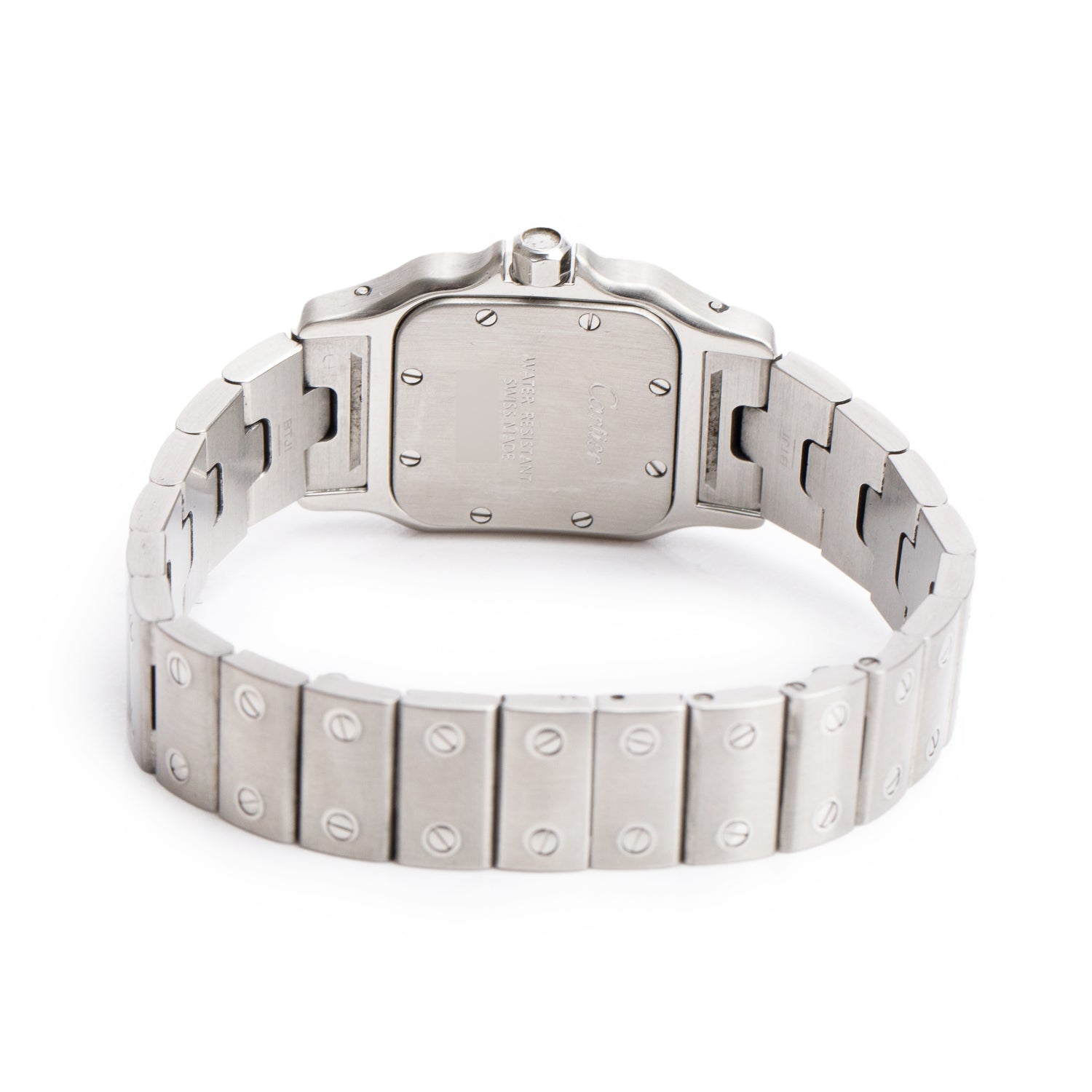 Cartier Stainless Steel Santos de Cartier Galbee Watch, Small Model 1565 w/ Box