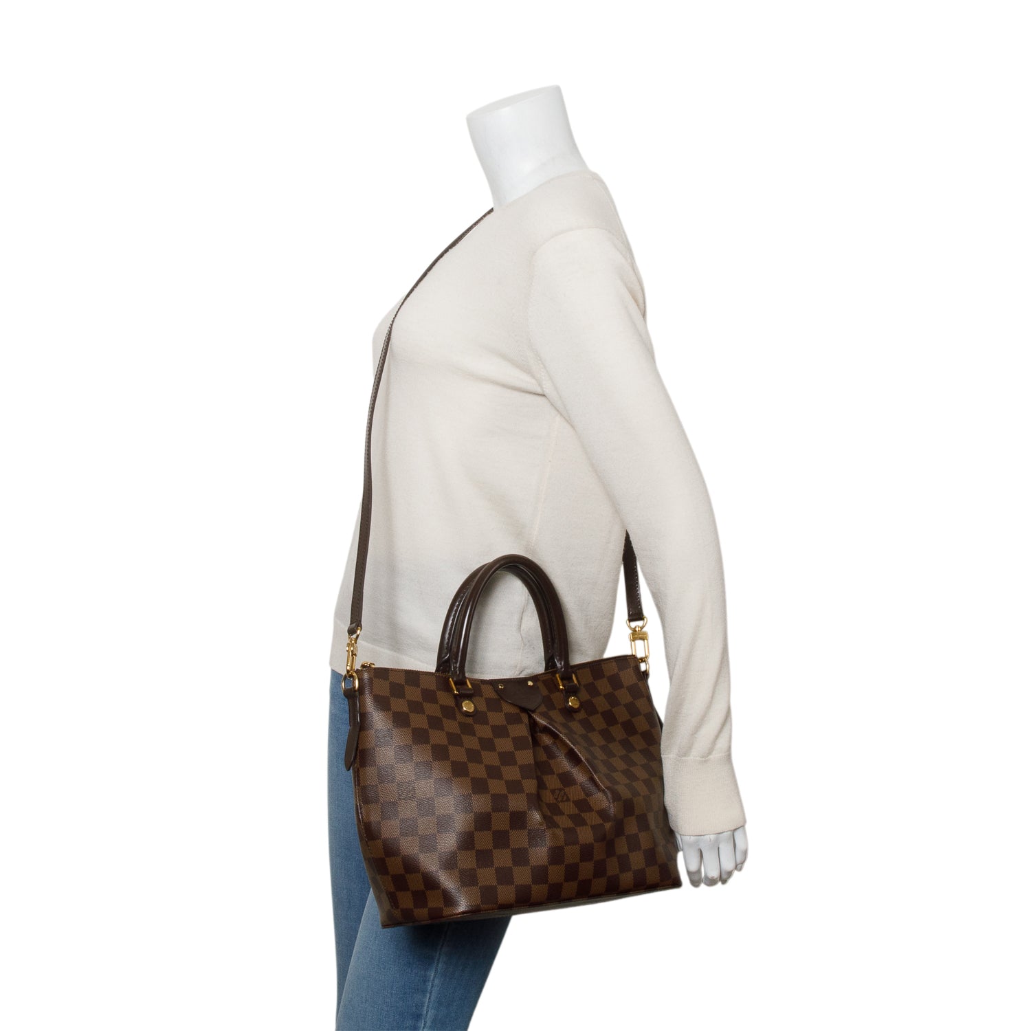 Louis Vuitton Damier Ebene Siena MM w/ Strap