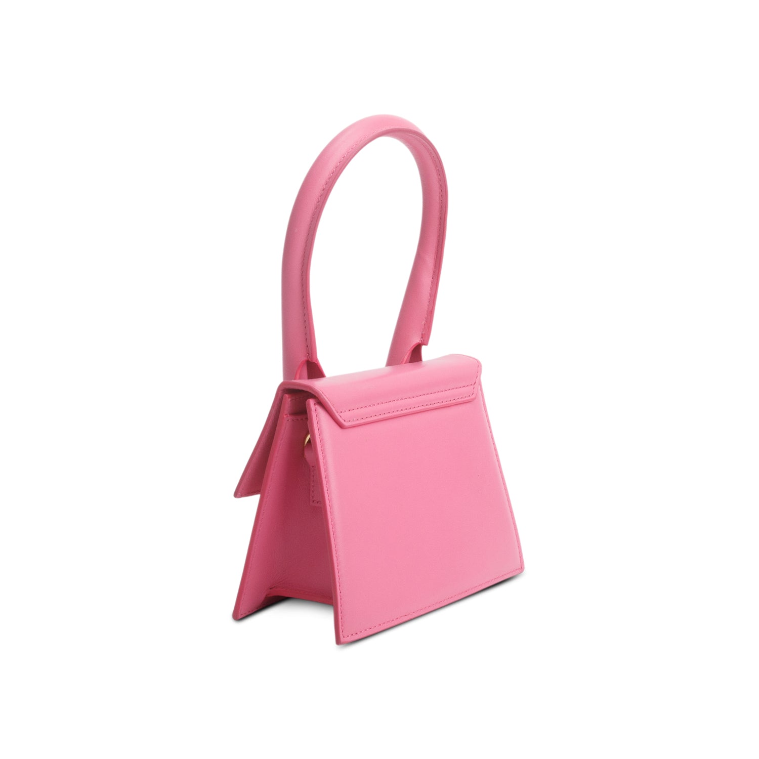 Jacquemus Pink Smooth Calfskin Le Chiquito Moyen w/ Strap