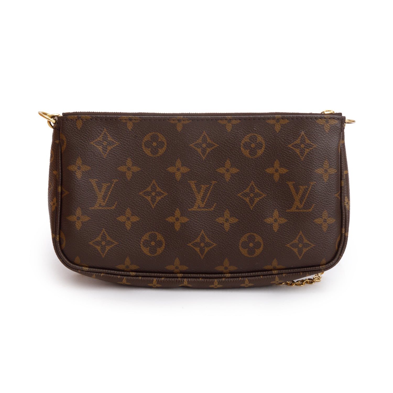 Louis Vuitton Monogram Multi Pochette Accessories w/ Straps & Box